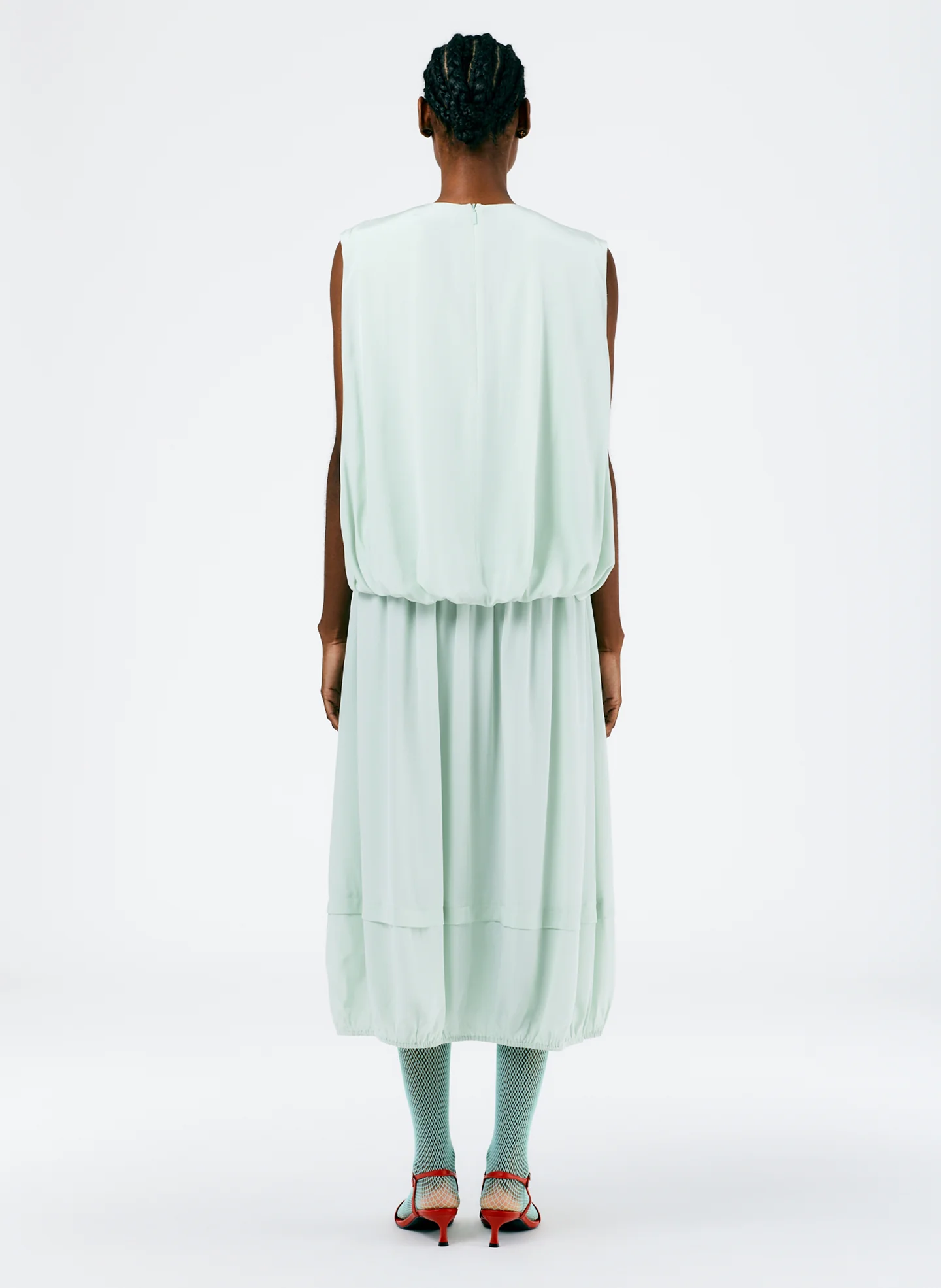 Eco Silk Cape Dress - Image 4