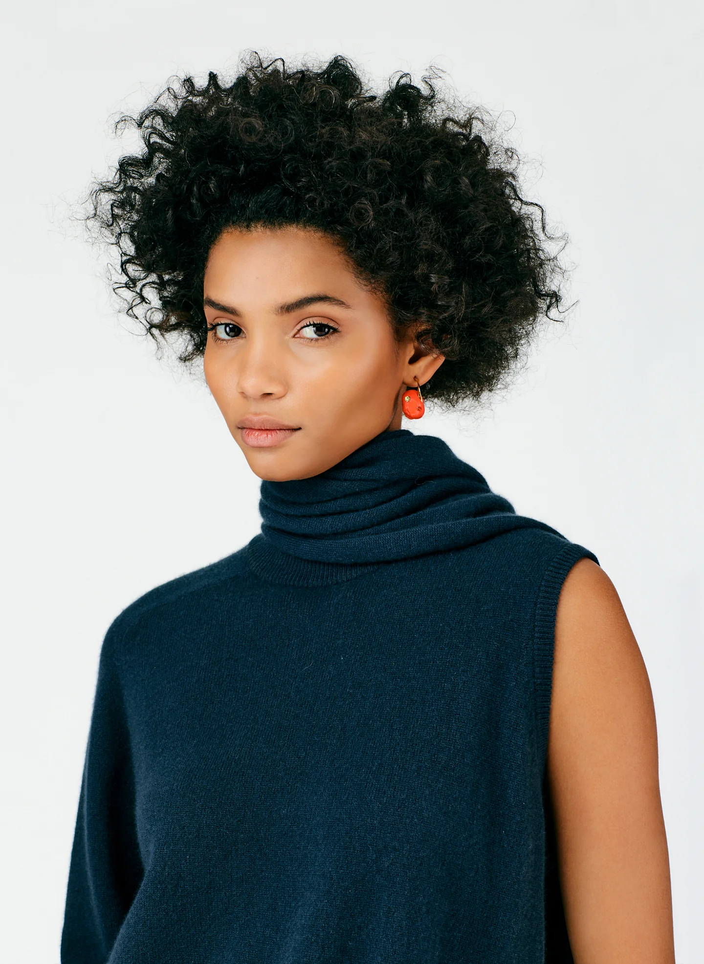 Feather Weight Cashmere Cutout Sleeve Pullover - Image 16