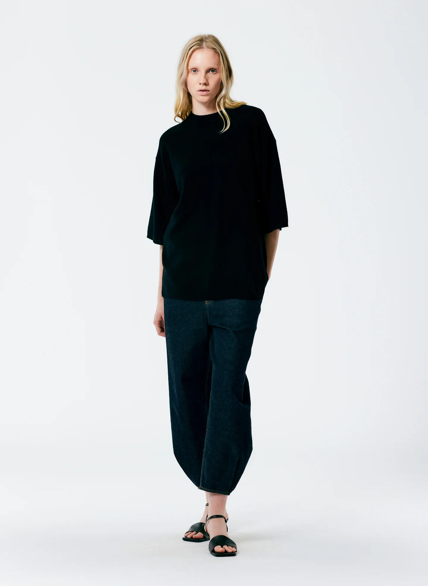 Feather Weight Cashmere Oversized Easy T-Shirt - Image 3