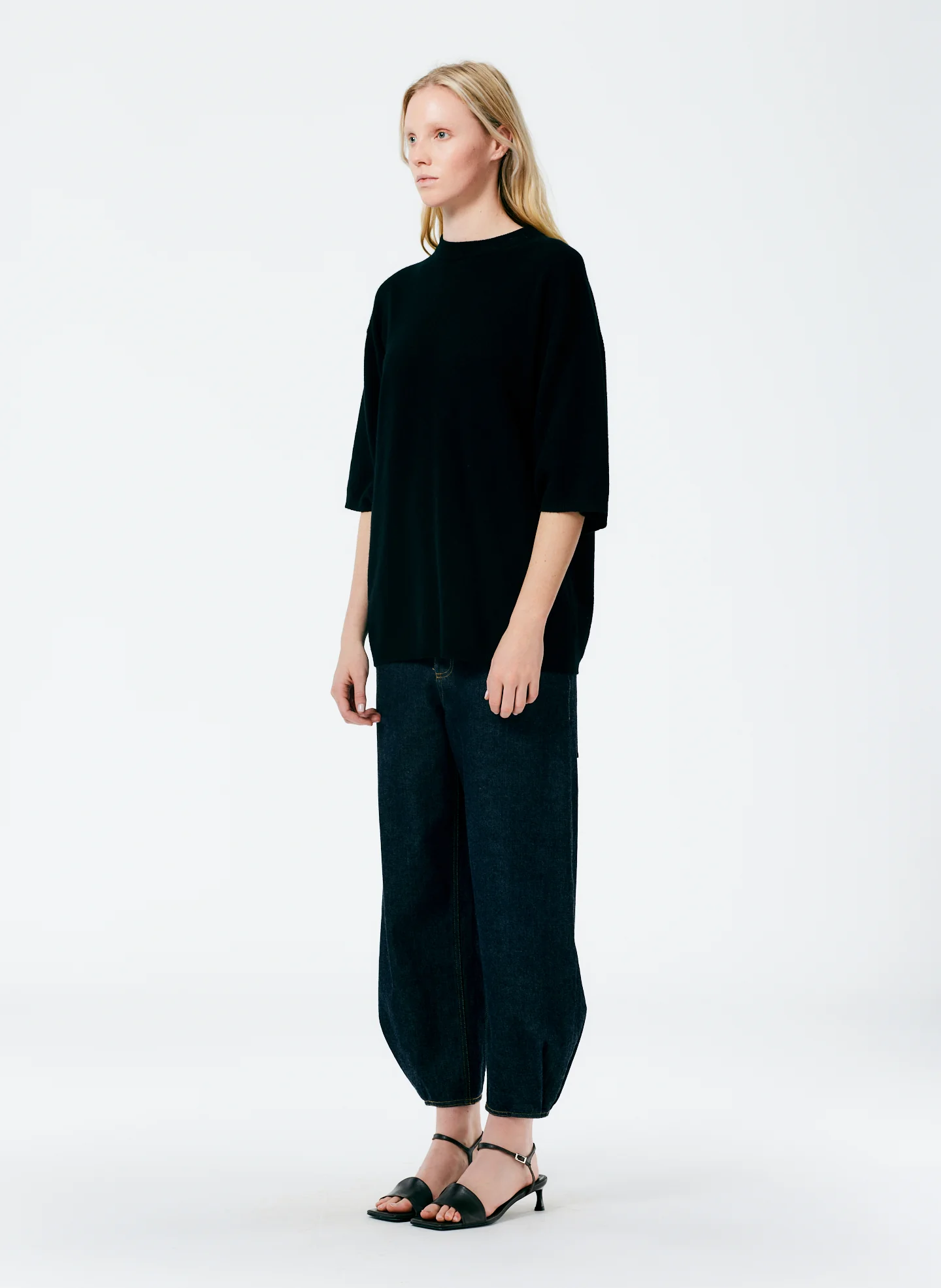 Feather Weight Cashmere Oversized Easy T-Shirt - Image 4