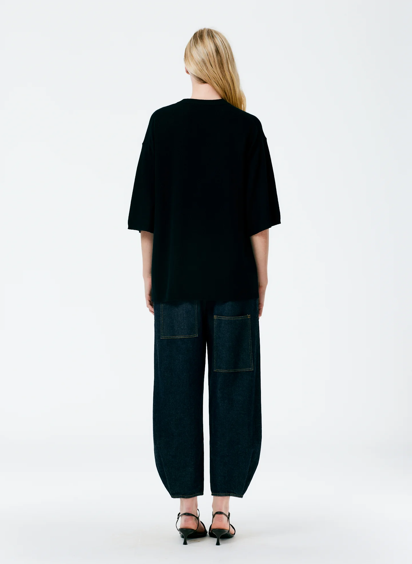 Feather Weight Cashmere Oversized Easy T-Shirt - Image 5