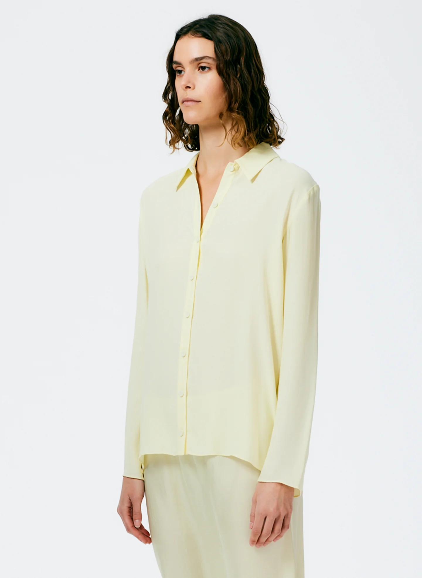 Feather Weight Eco Crepe Slim Shirt - Image 5