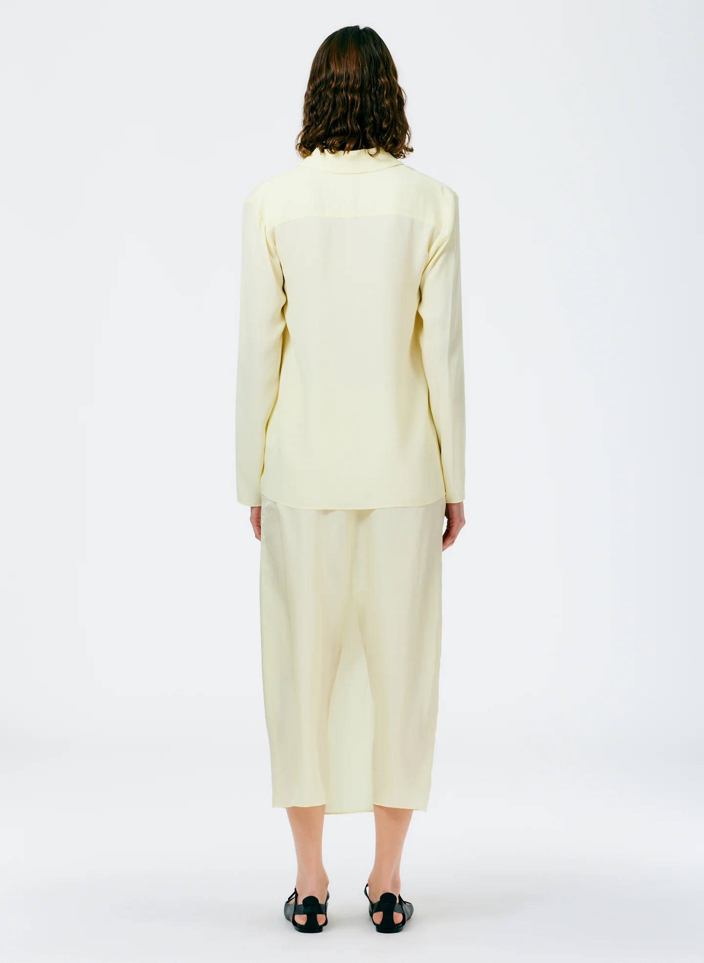 Feather Weight Eco Crepe Slim Shirt - Image 8