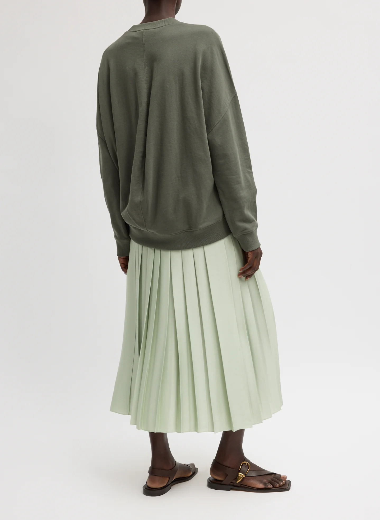 Feather Weight Pleated Pull On Skirt - Image 3