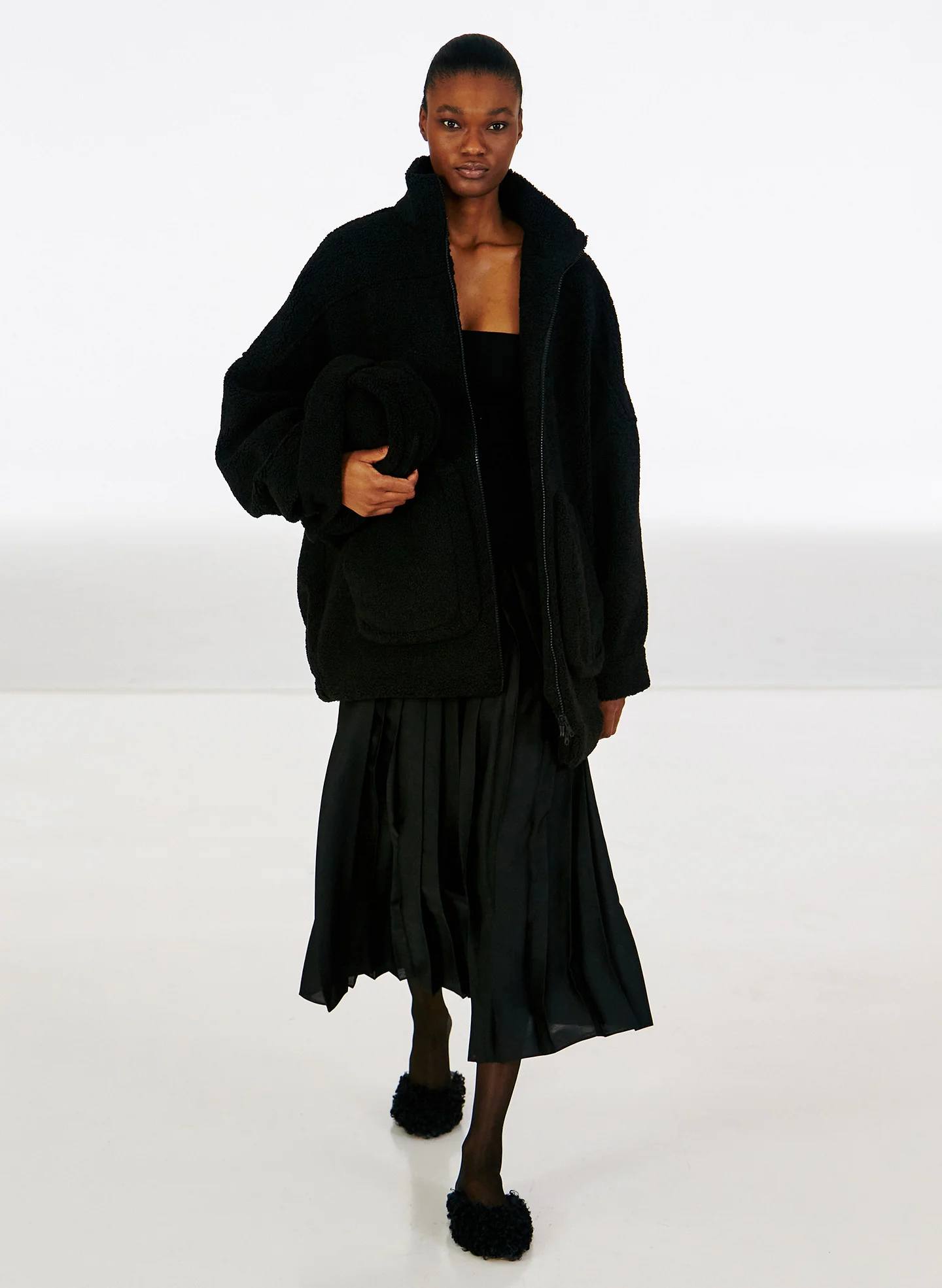 Feather Weight Pleated Pull On Skirt - Image 2
