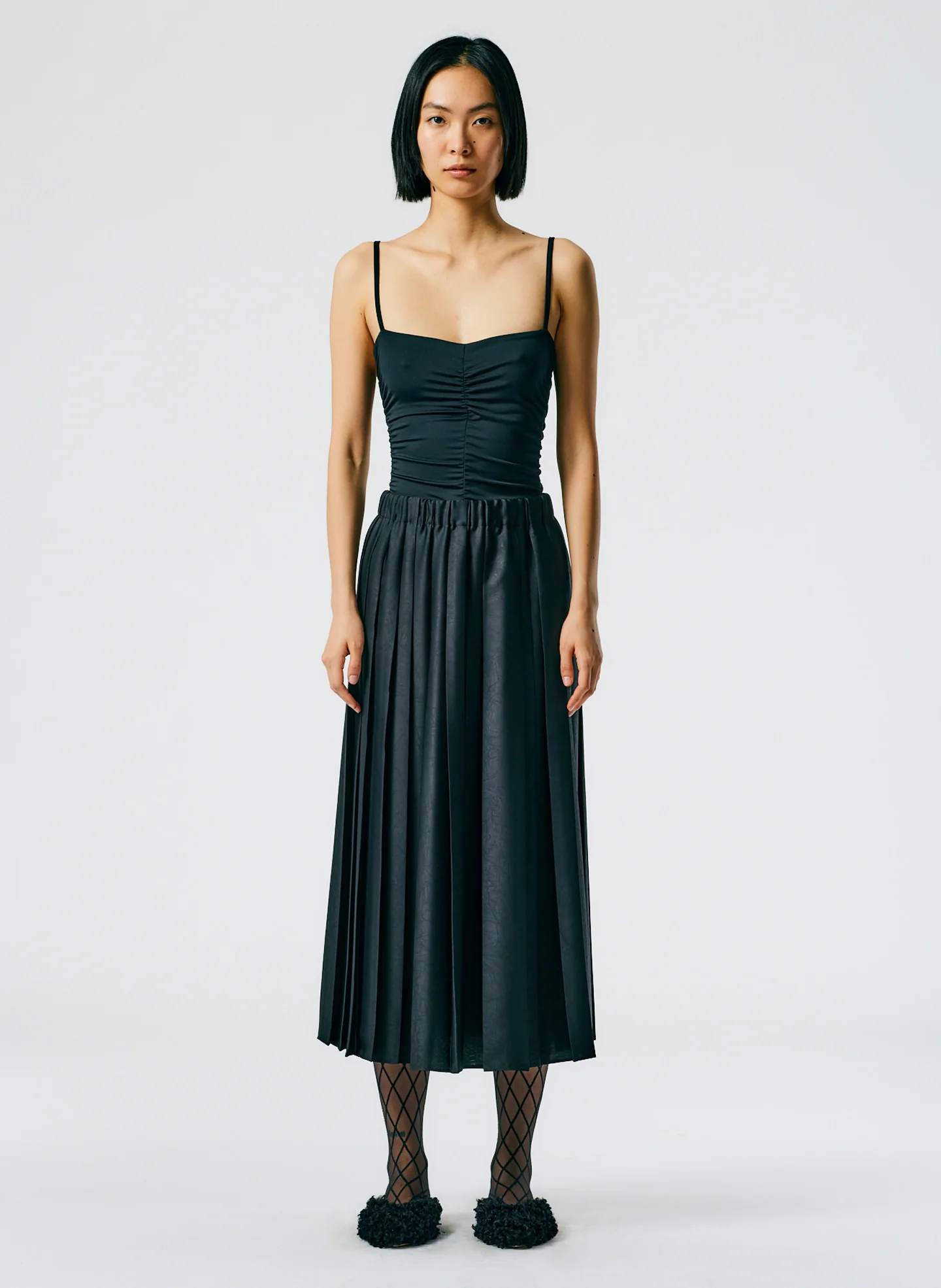 Feather Weight Pleated Pull On Skirt - Image 3