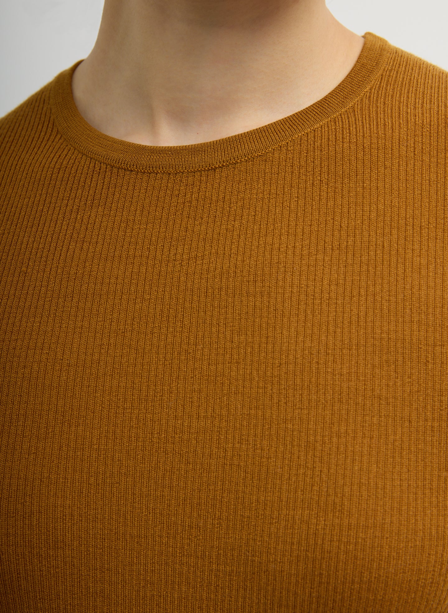 Featherweight Ribbed Sweater Crewneck Pullover - Image 5