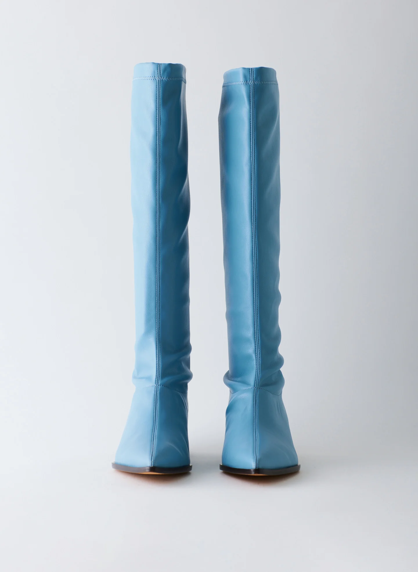 Bronson Faux Nappa Stretch Boot - Narrow Calf - Image 4