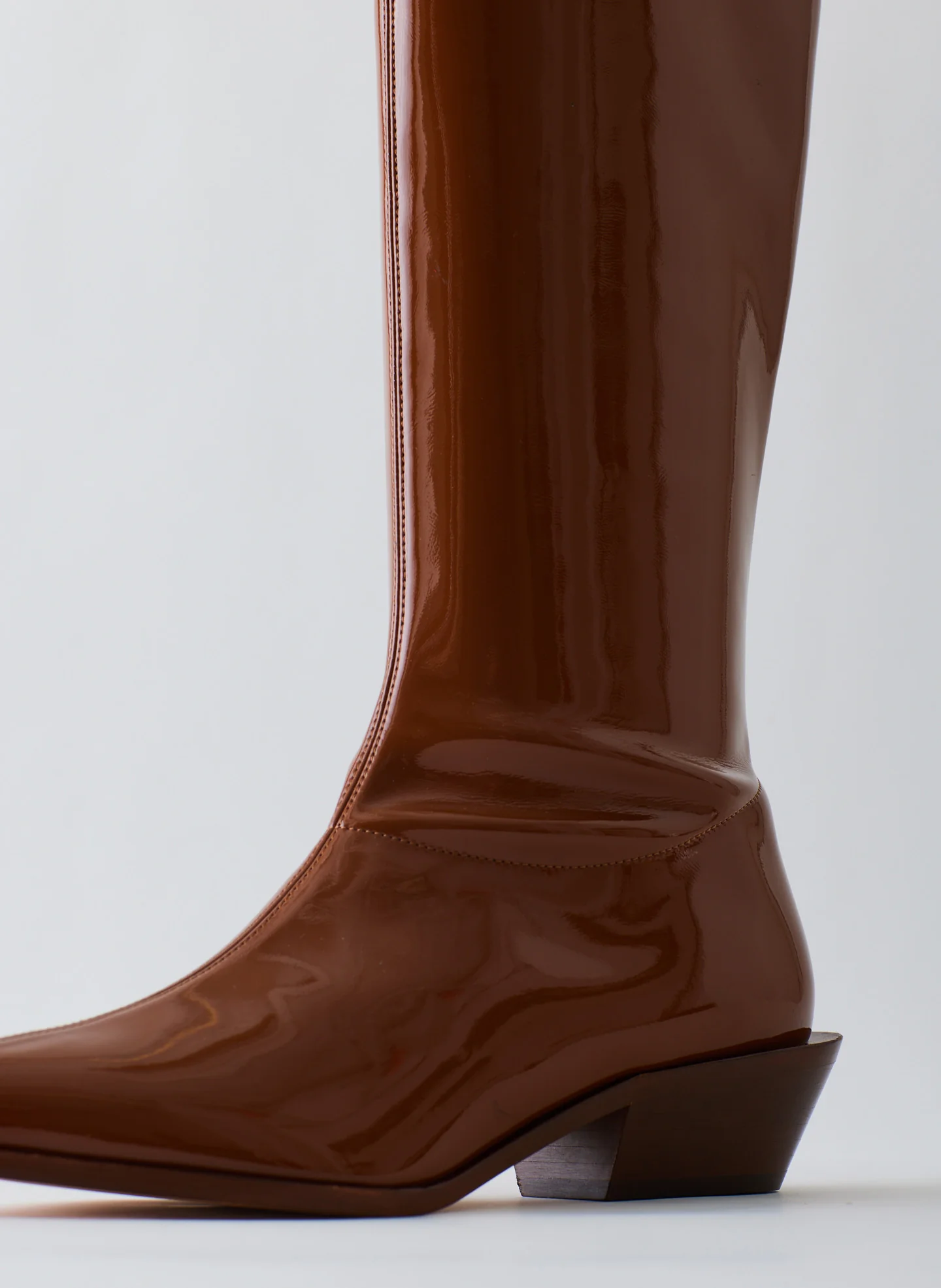 Patent Bronson Boot - Narrow Calf - Image 6