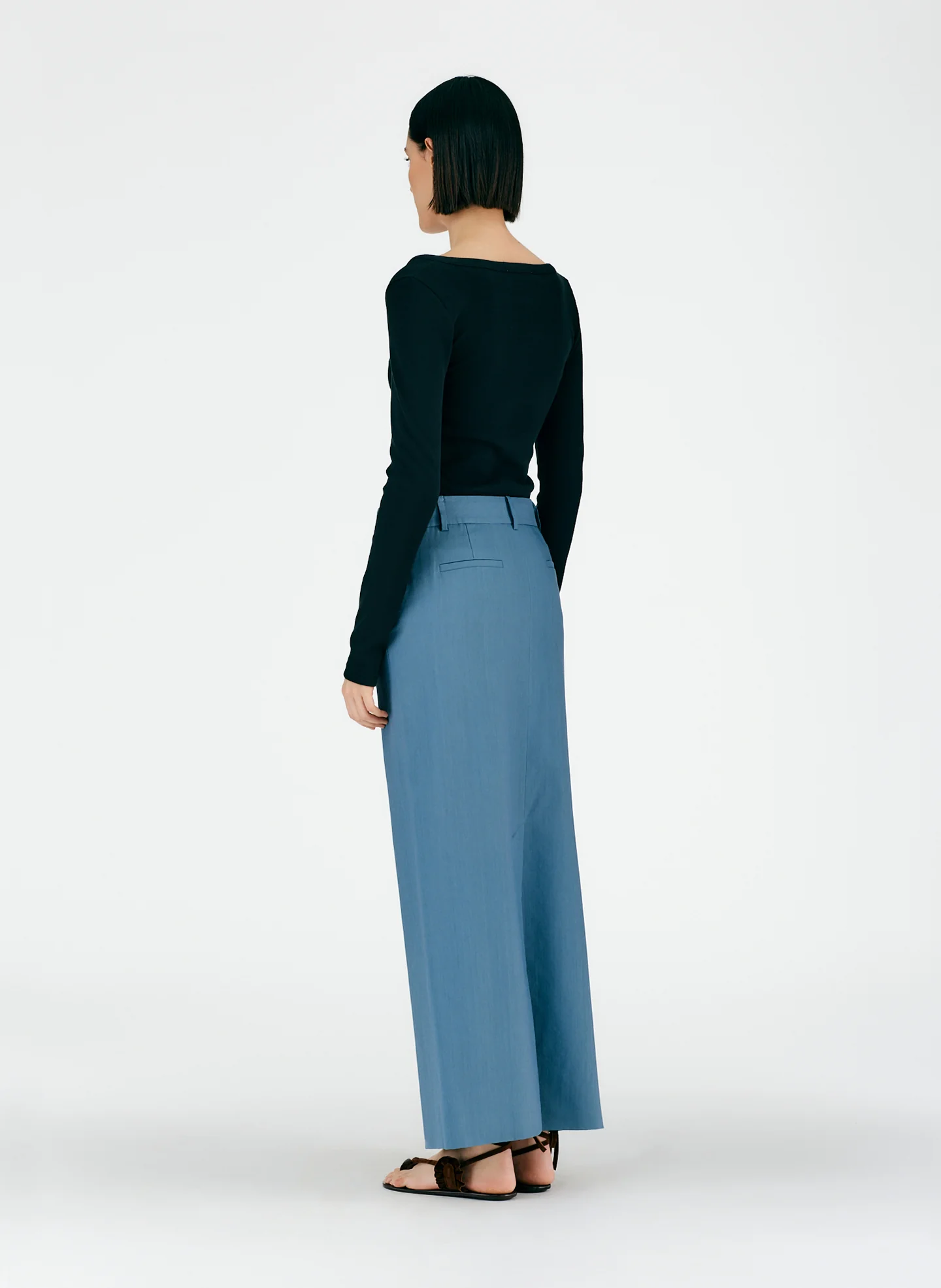 Fluid Suiting Maxi Trouser Skirt - Image 3