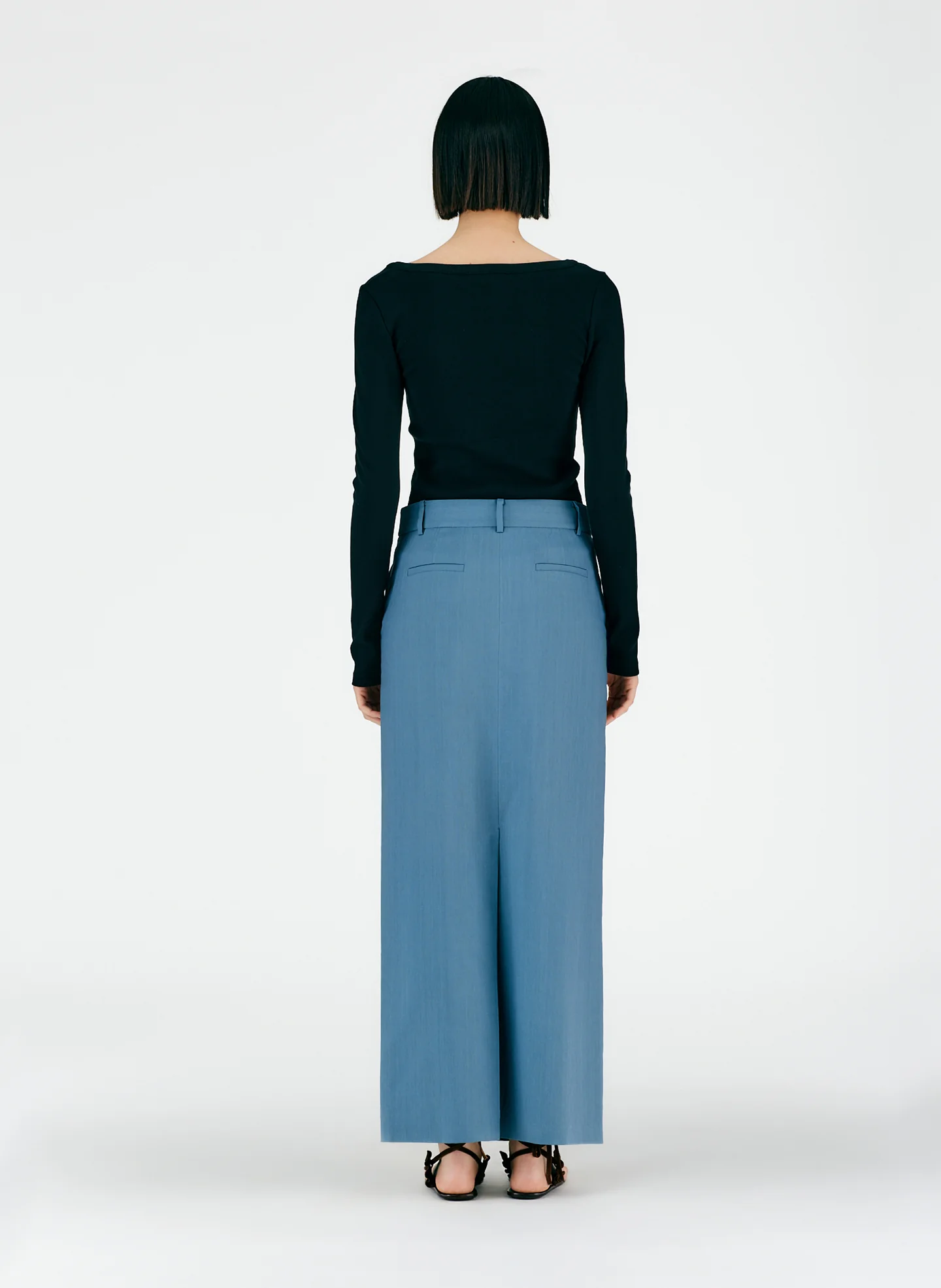 Fluid Suiting Maxi Trouser Skirt - Image 4