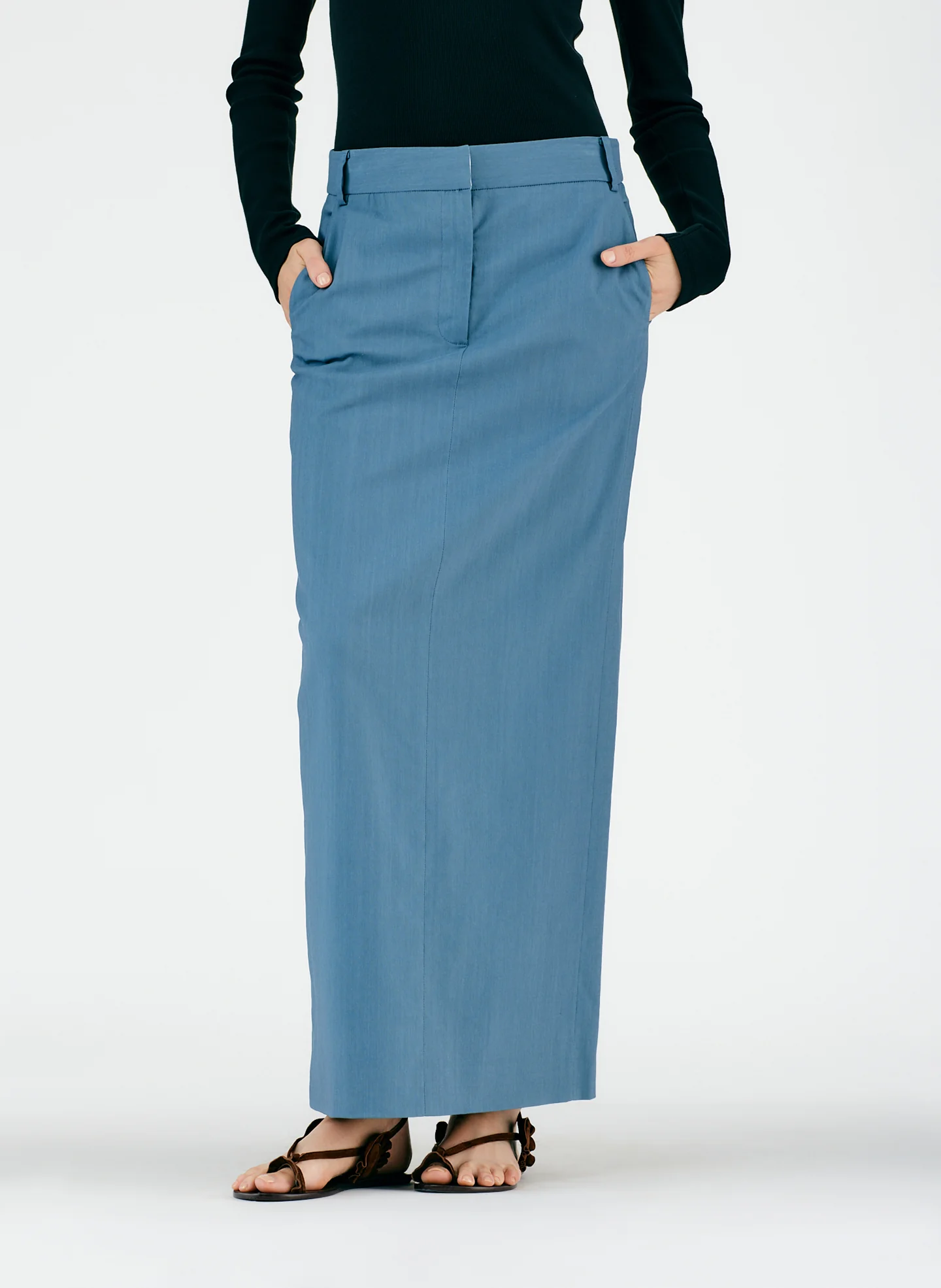 Fluid Suiting Maxi Trouser Skirt - Image 5