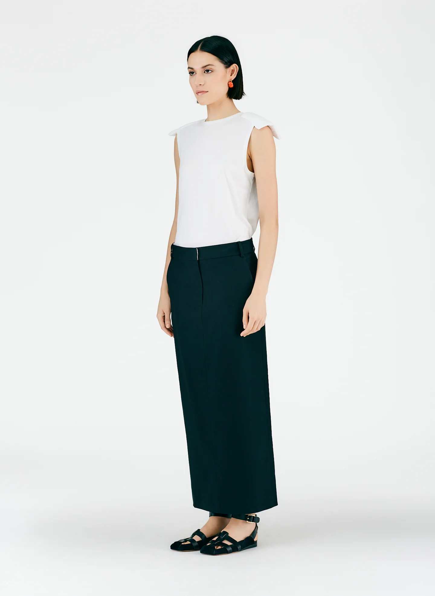 Fluid Suiting Maxi Trouser Skirt - Image 7
