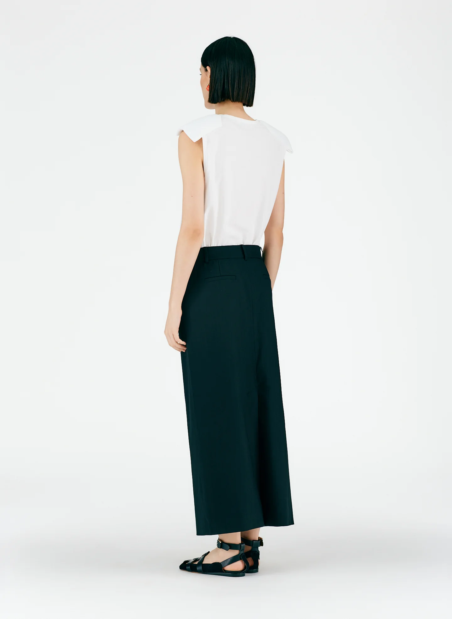 Fluid Suiting Maxi Trouser Skirt - Image 8
