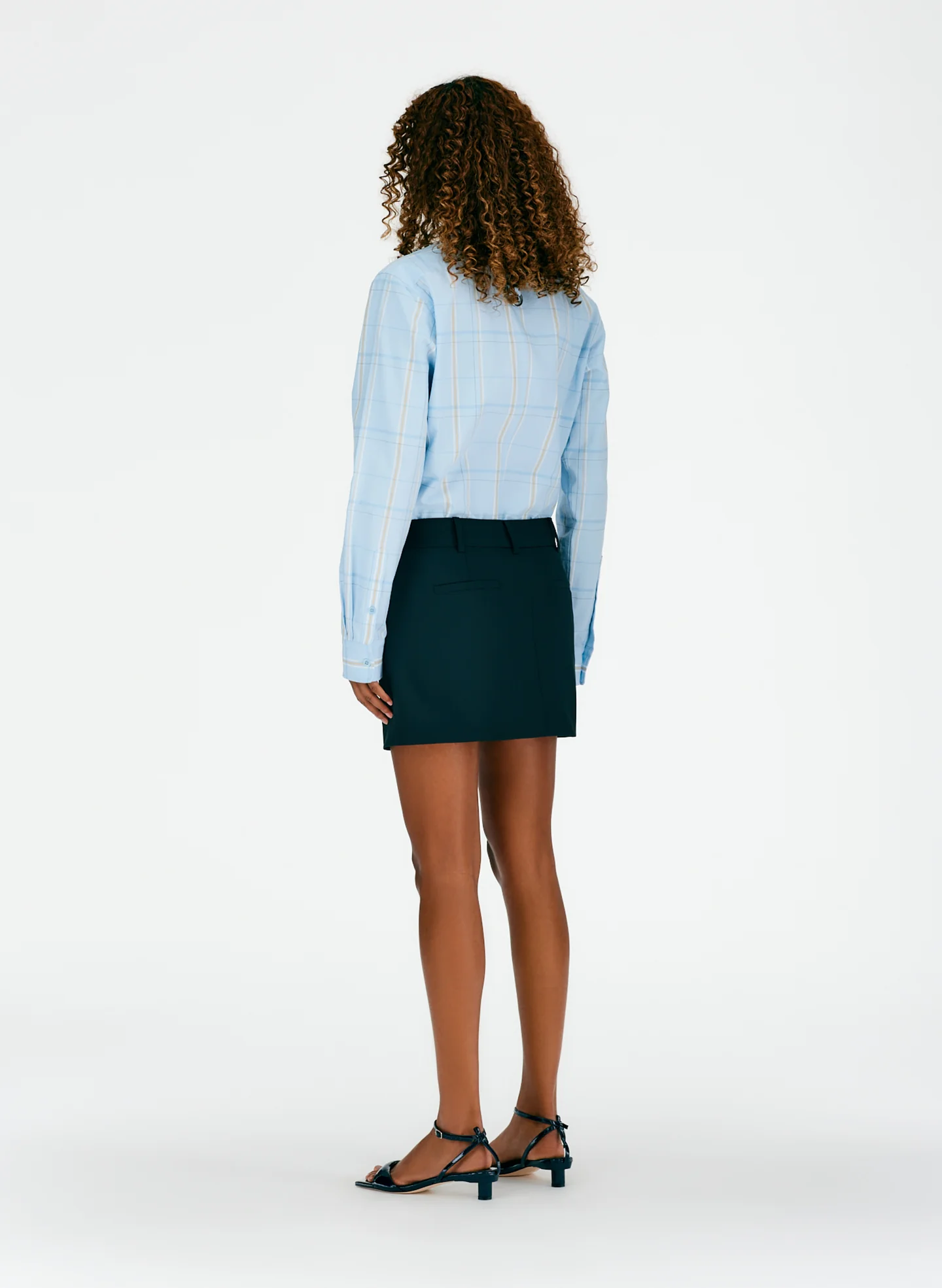 Fluid Suiting Mini Trouser Skirt - Image 10