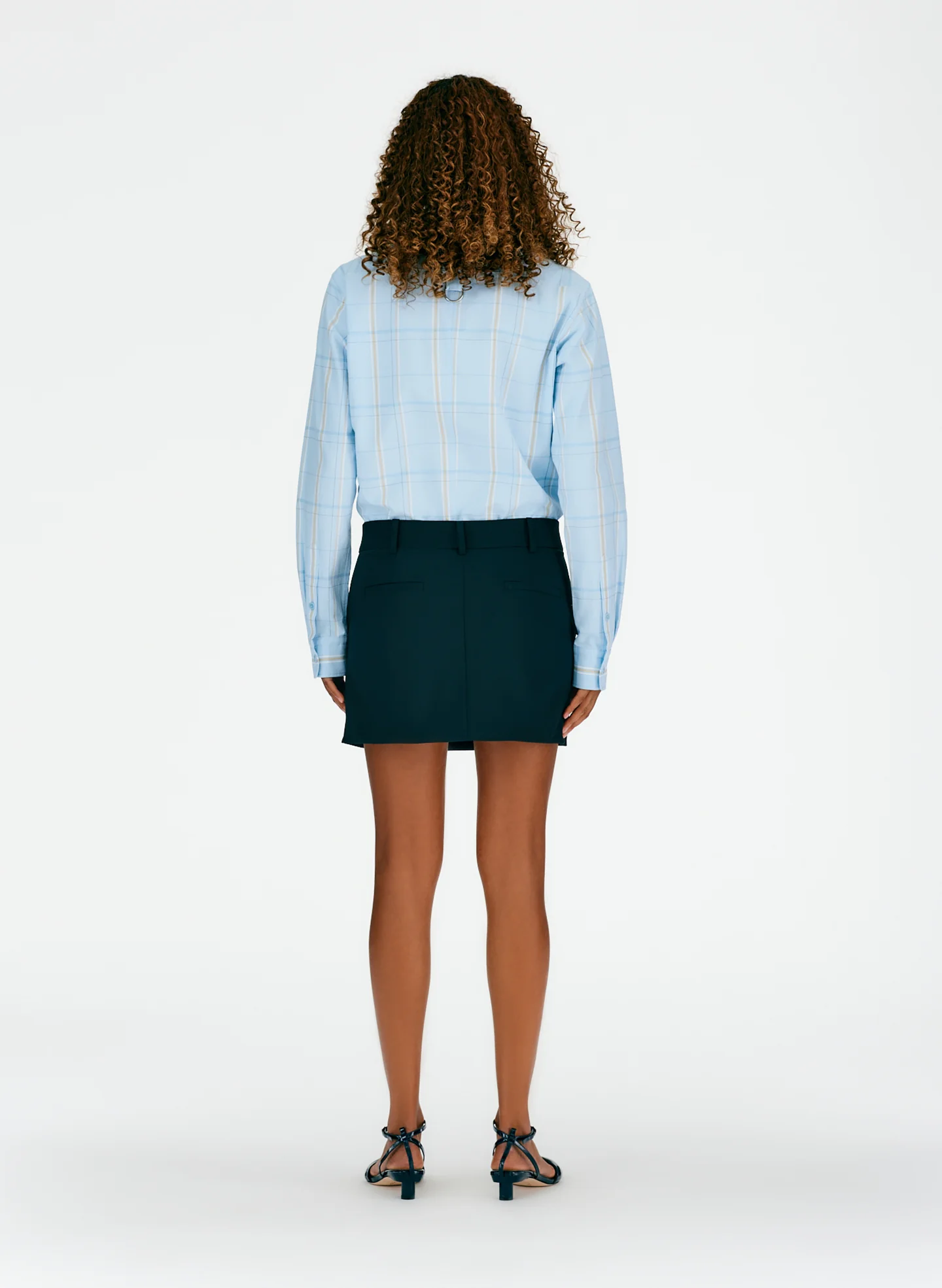 Fluid Suiting Mini Trouser Skirt - Image 9