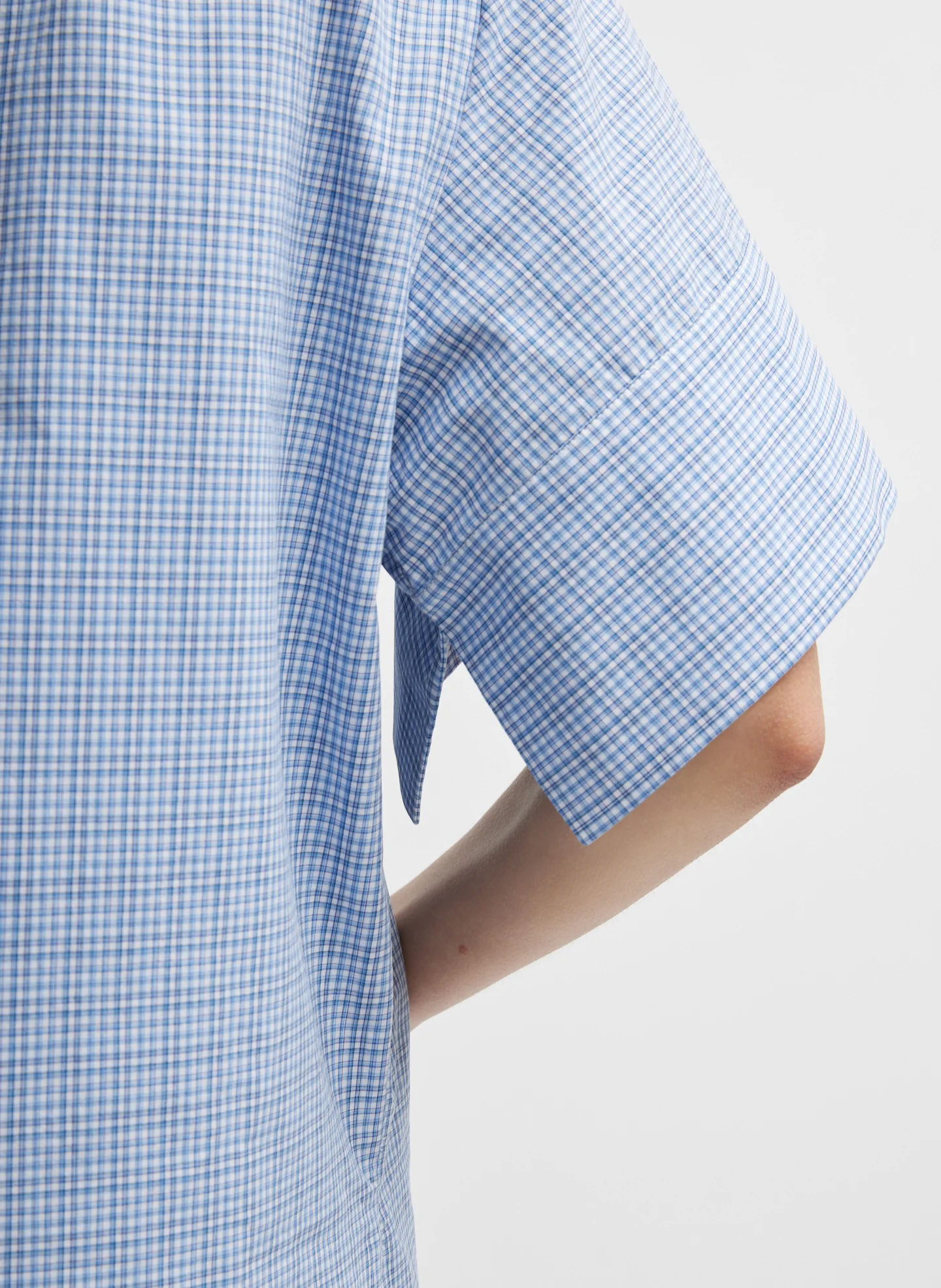 Franklin Check Raglan Tucked Short Sleeve Shirt - Image 3