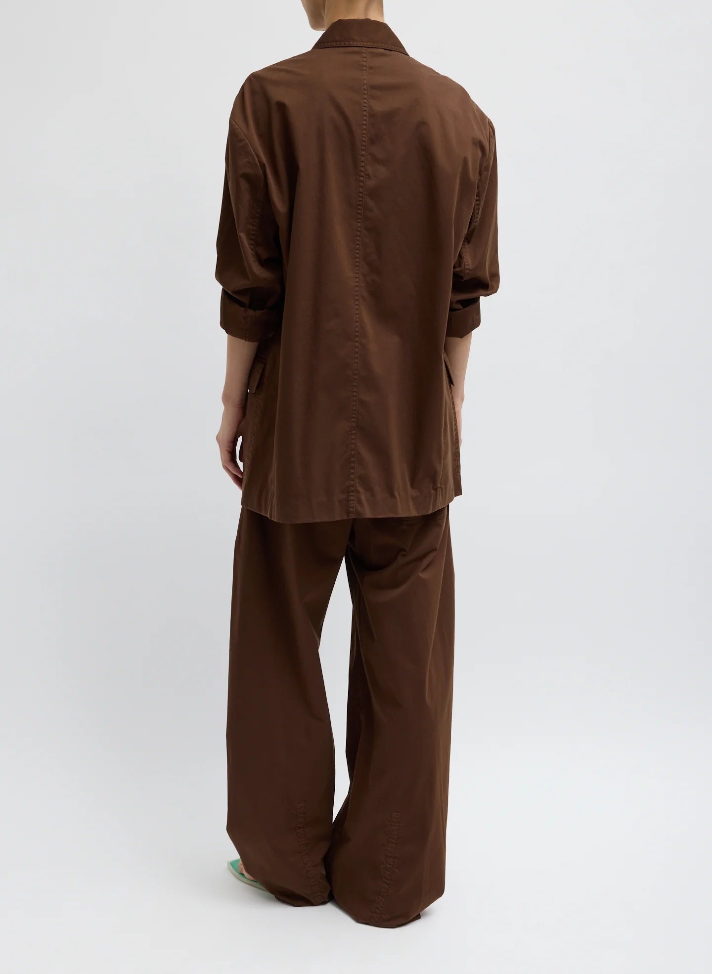 Garment Dyed Silky Cotton Liam Blazer - Image 4