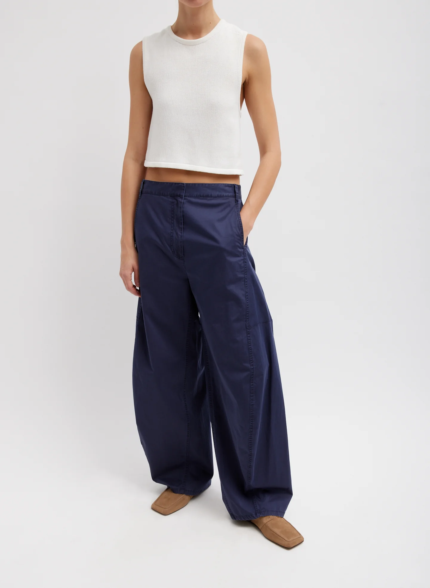 Garment Dyed Silky Cotton Sid Pant - Image 5