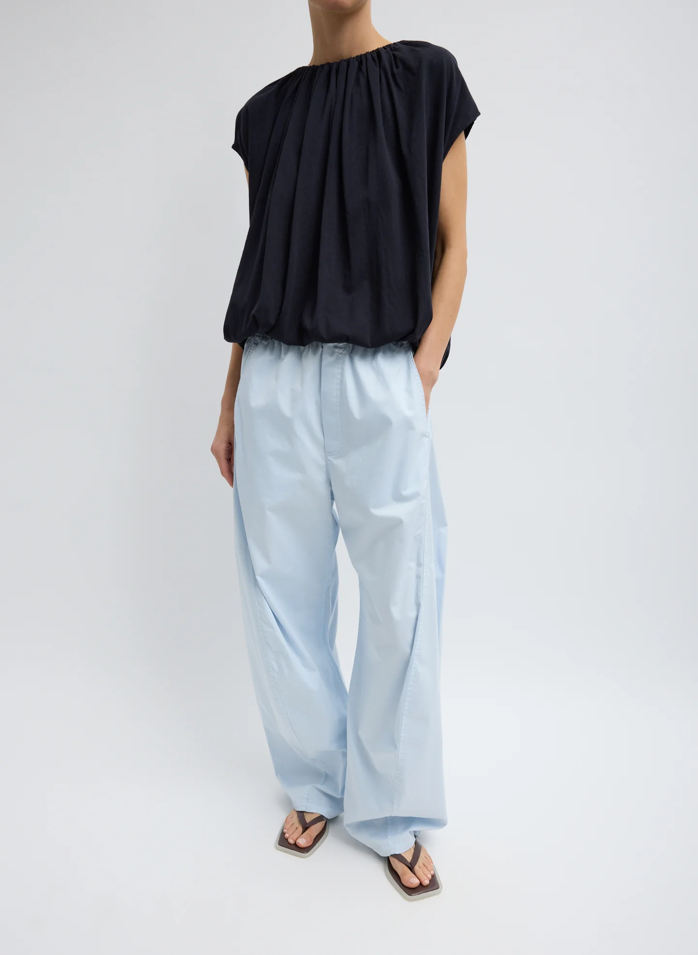 Garment Dyed Silky Cotton Winslow Pull On Pant - Image 9