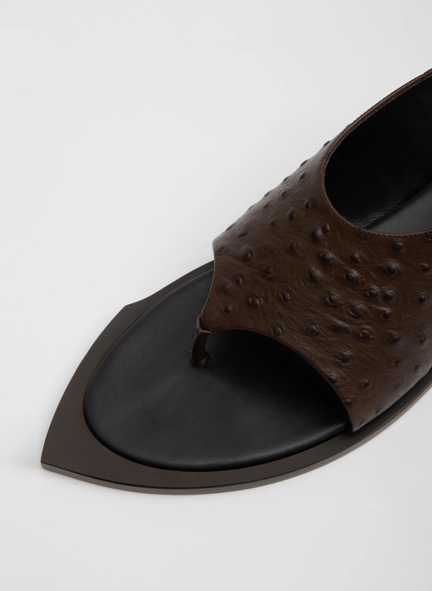 Ostrich Print Gerard Sandal - Image 6
