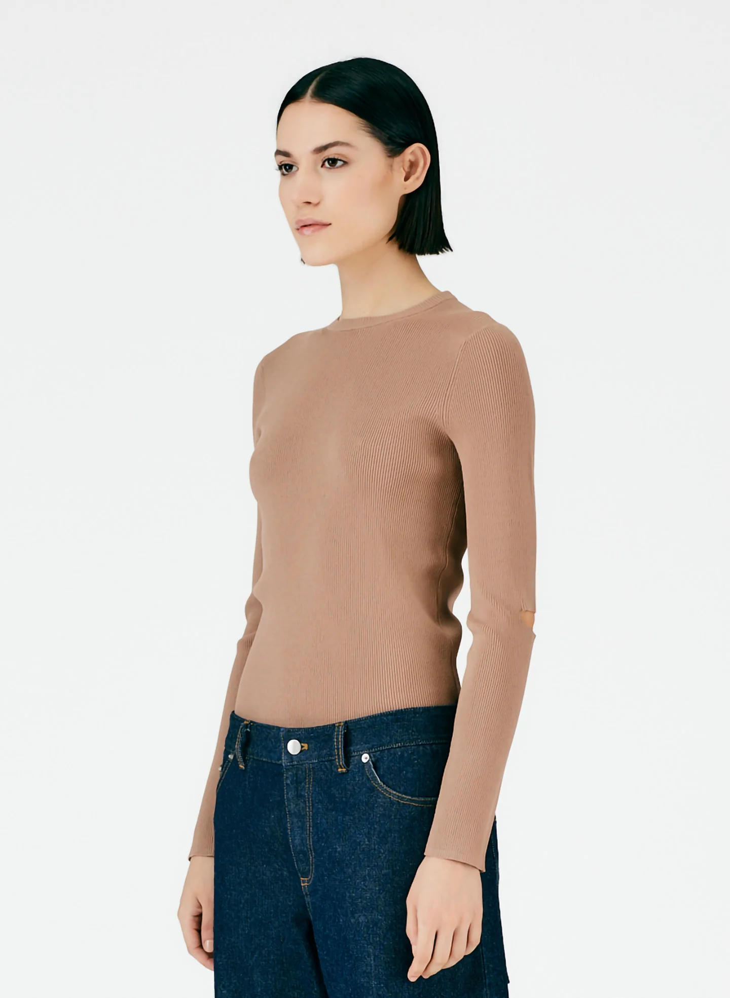 Giselle Slash Cutout Crewneck Pullover - Image 2