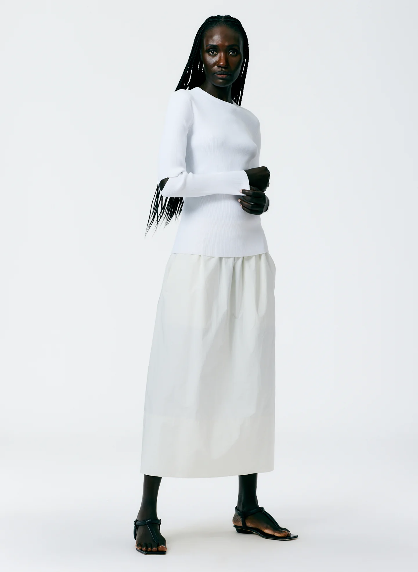 Giselle Slash Cutout Crewneck Pullover - Image 3