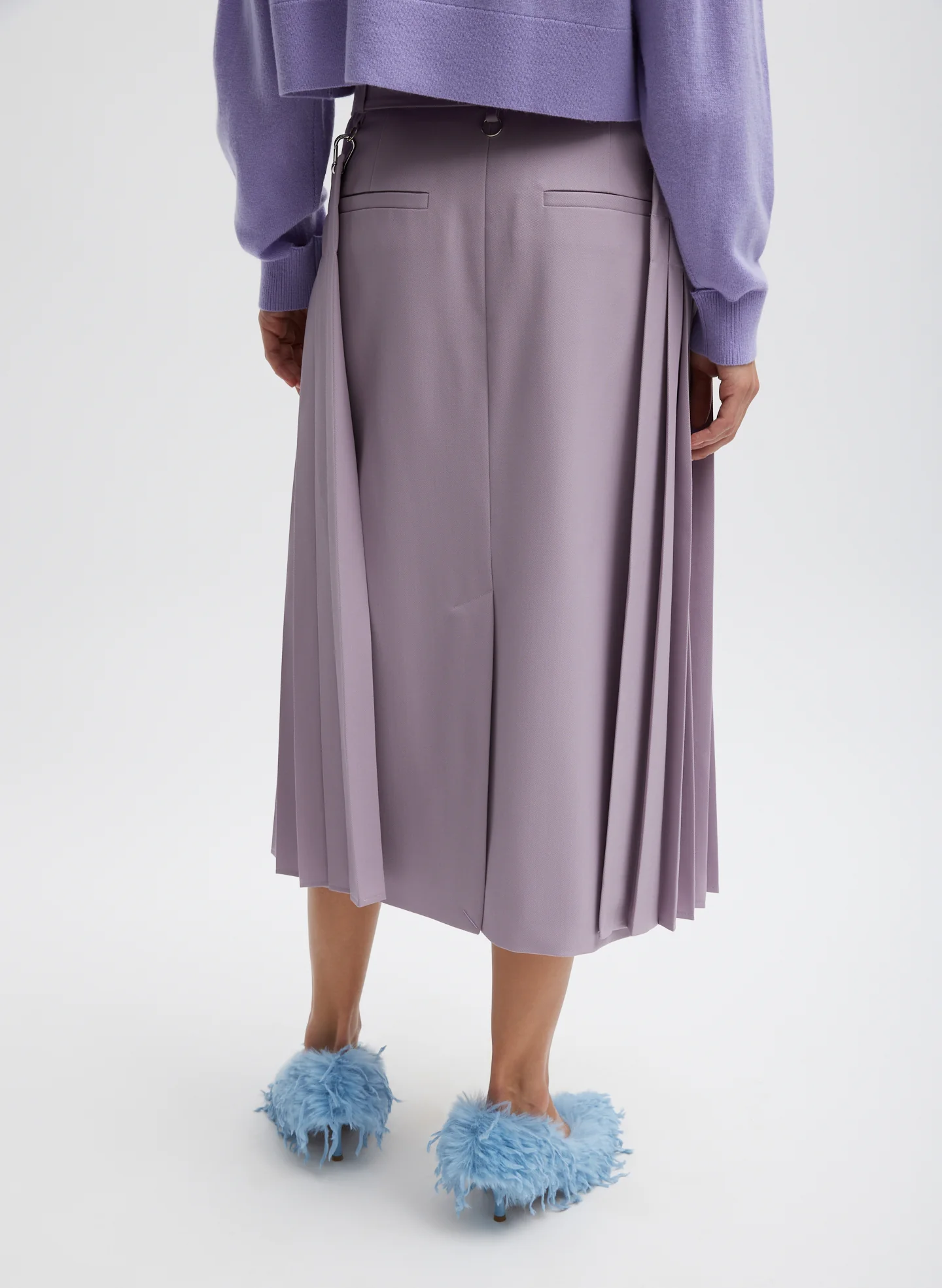 Grain De Poudre Convertible Pleated Skirt - Image 3