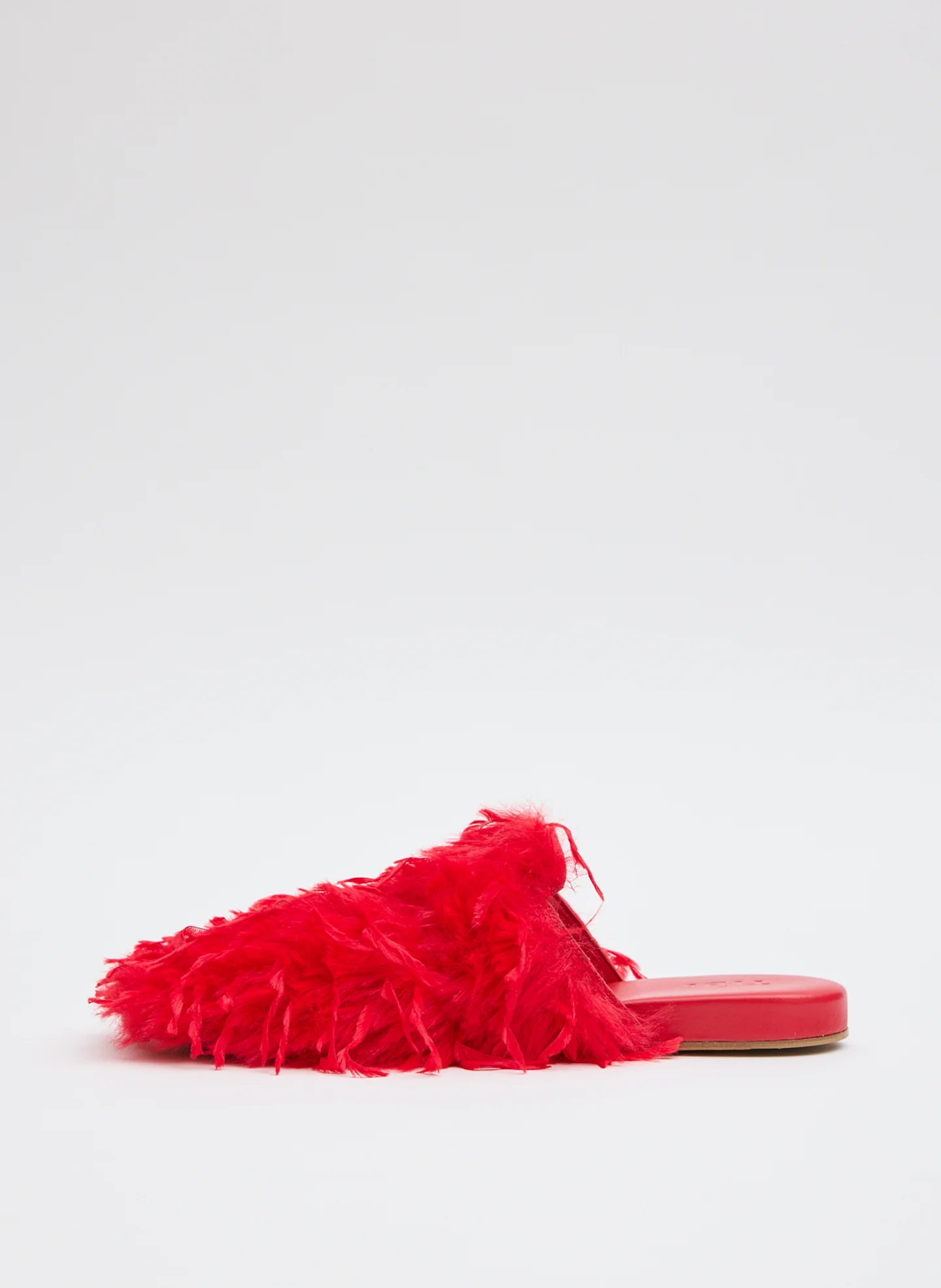 Faux Feather Granger Slide