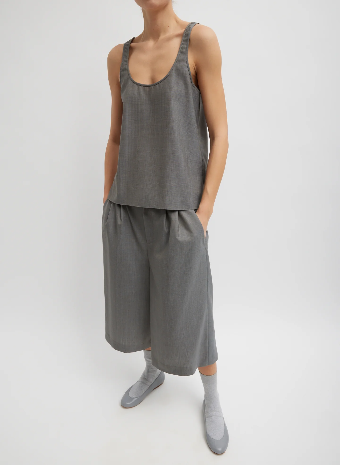 Grant Suiting Fold Over Long Short - Image 5