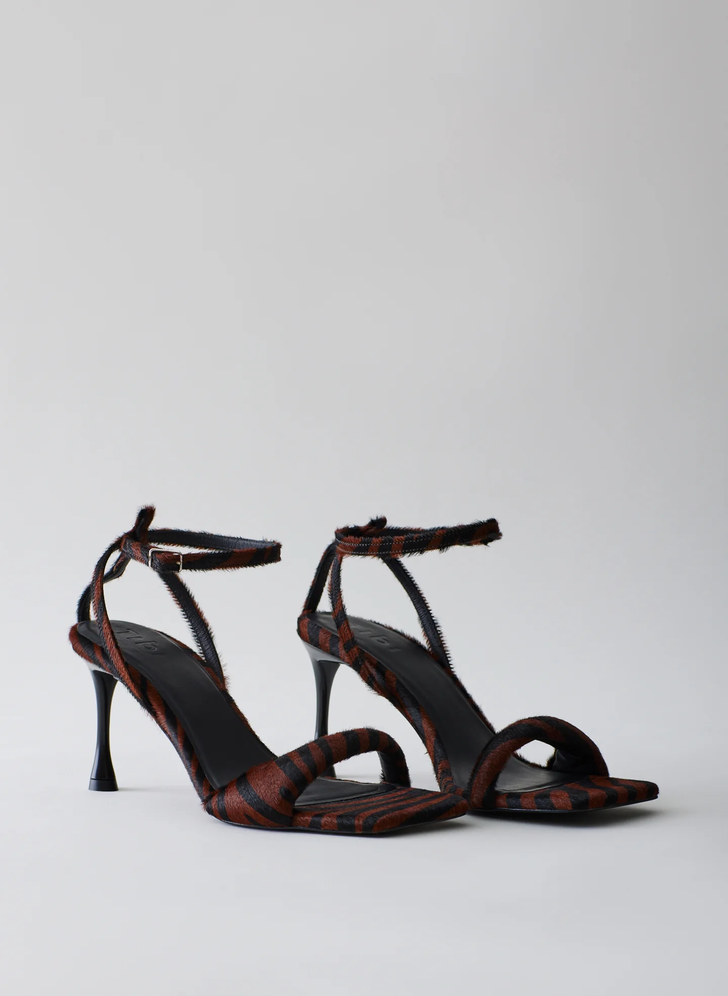 Pony Hair Zebra Print Hugh Sandal - Image 5