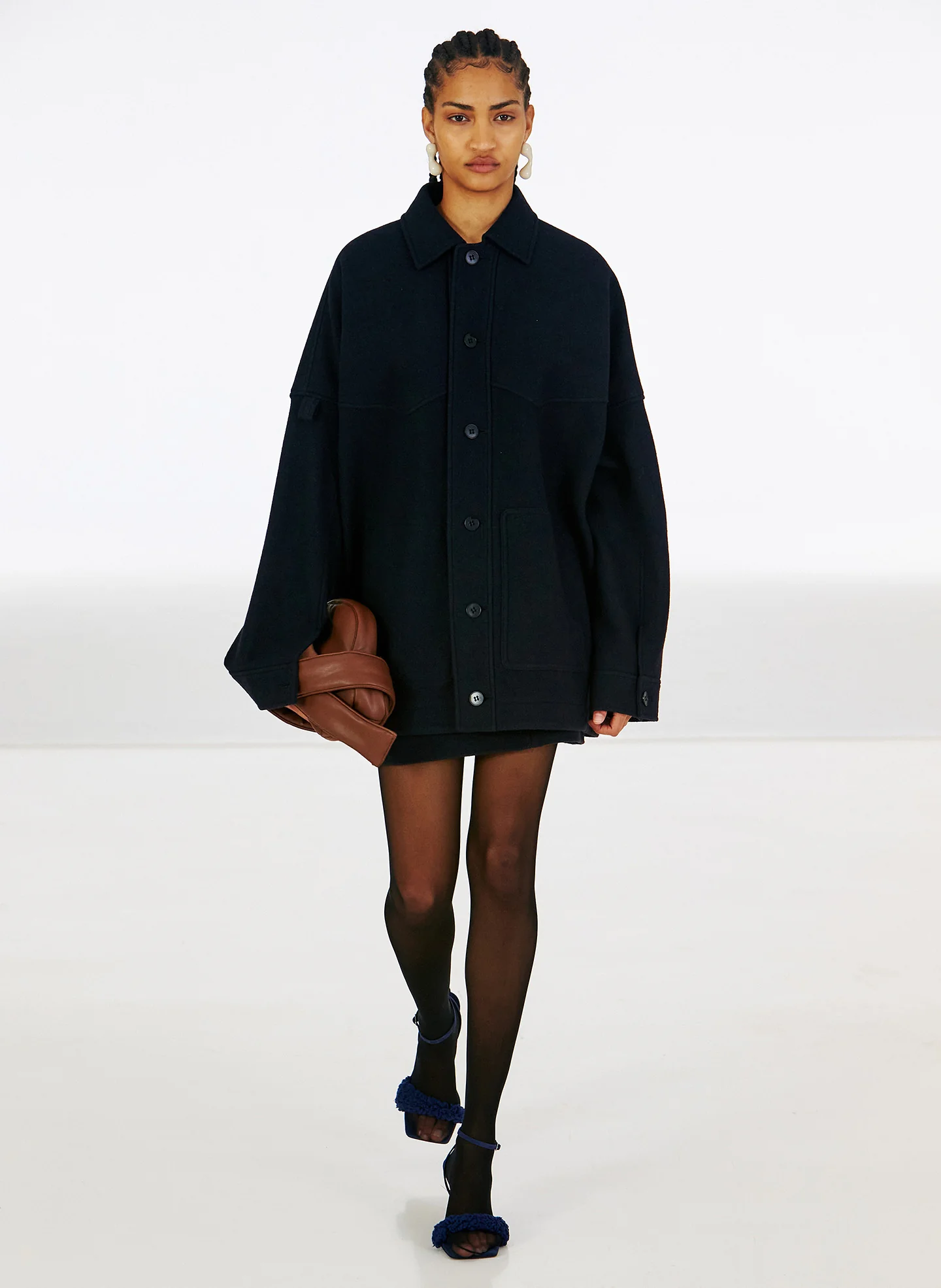 Hugh Suede & Faux Shearling Sandal - Image 2