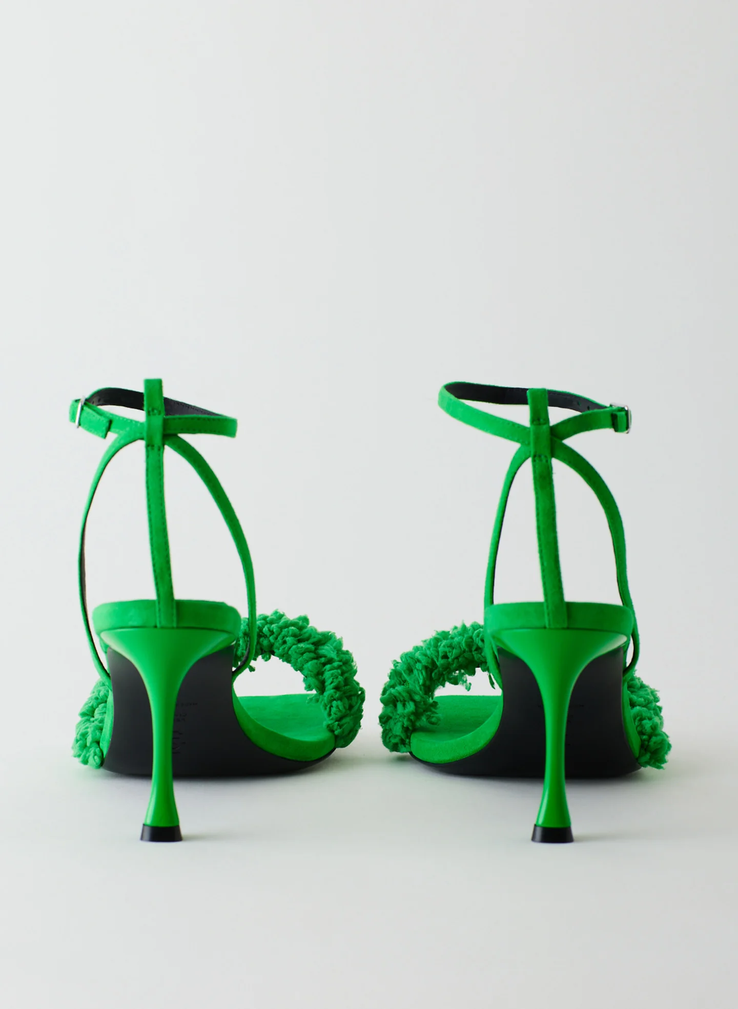 Hugh Suede & Faux Shearling Sandal - Image 5