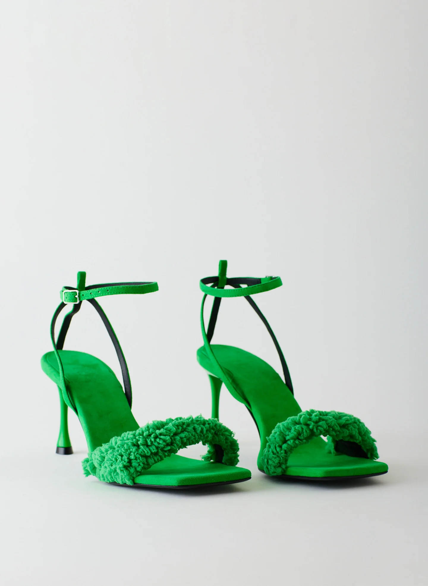 Hugh Suede & Faux Shearling Sandal - Image 6