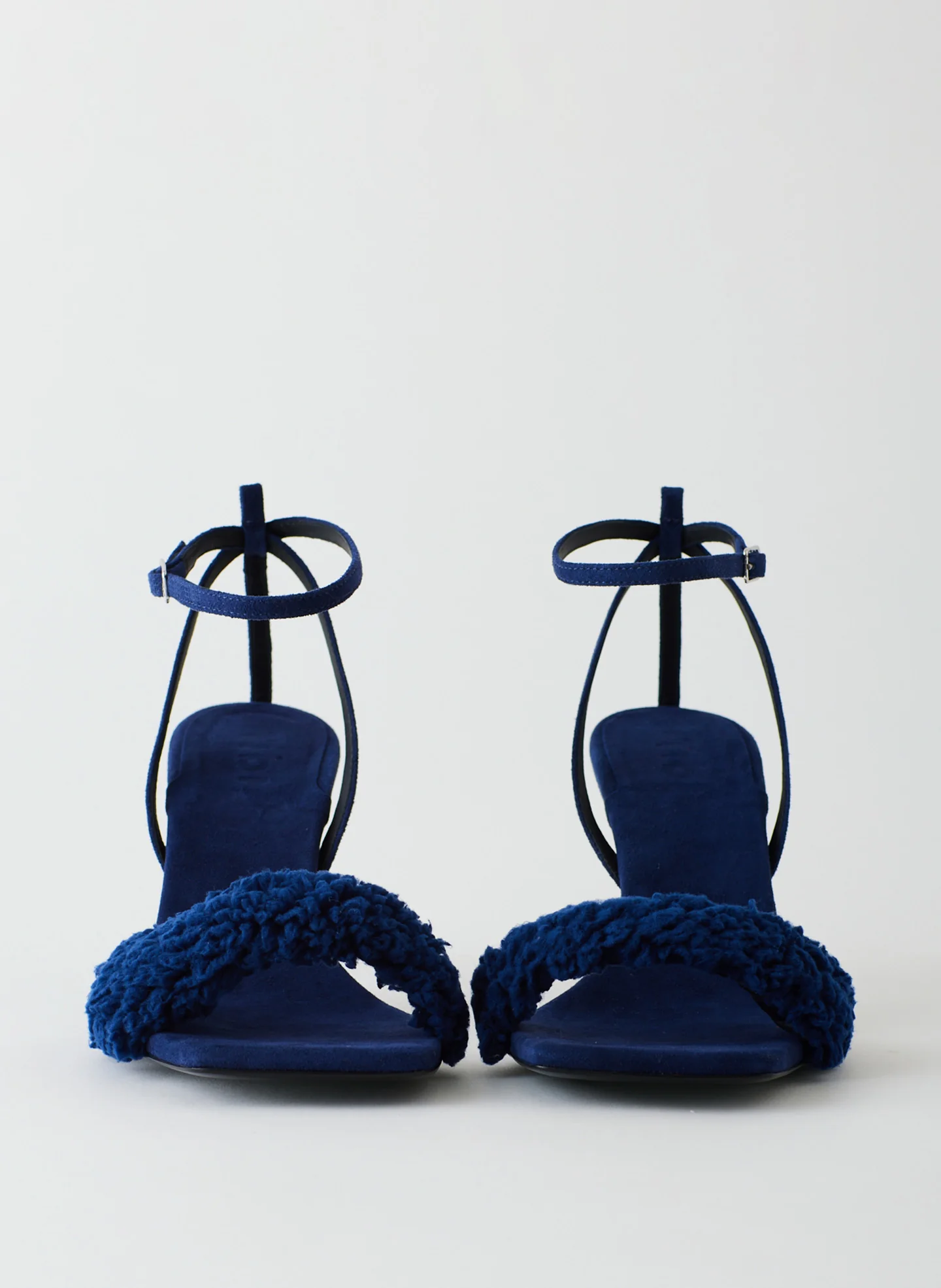 Hugh Suede & Faux Shearling Sandal - Image 4