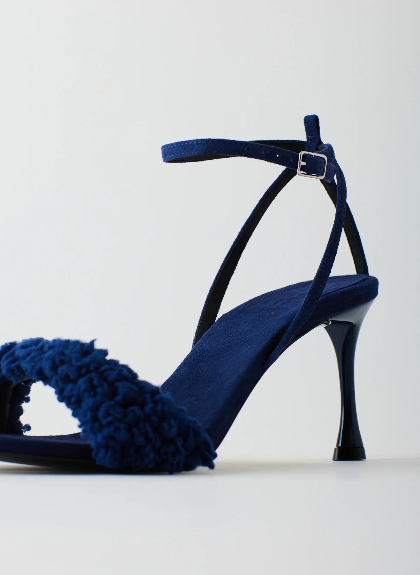 Hugh Suede & Faux Shearling Sandal - Image 7