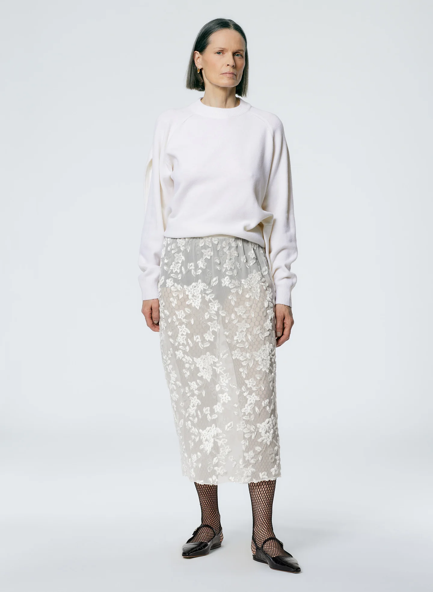 Ione Velvet Burnout Slip Skirt - Image 5
