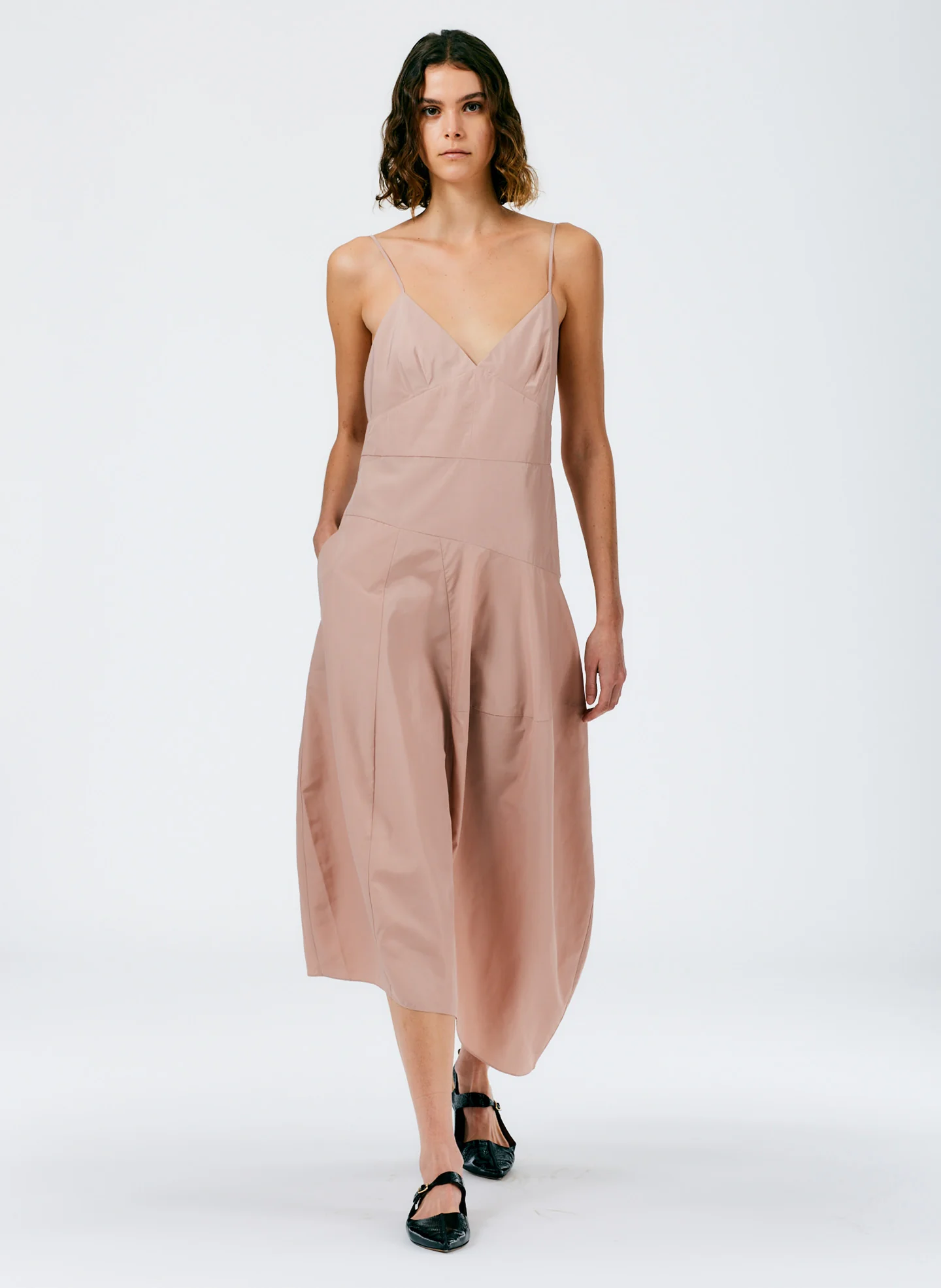 Italian Sporty Nylon Cami Dress
