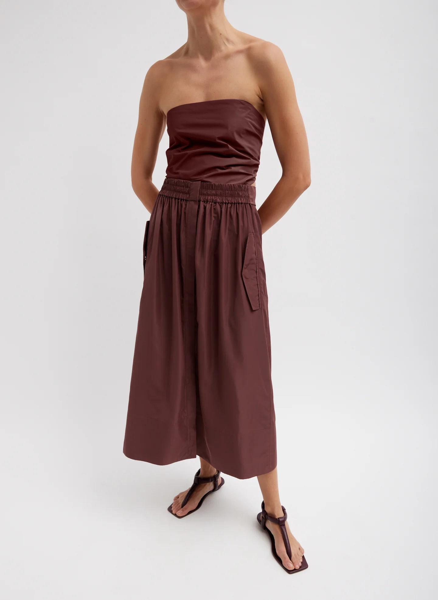 Italian Sporty Nylon Full Skirt - Image 4