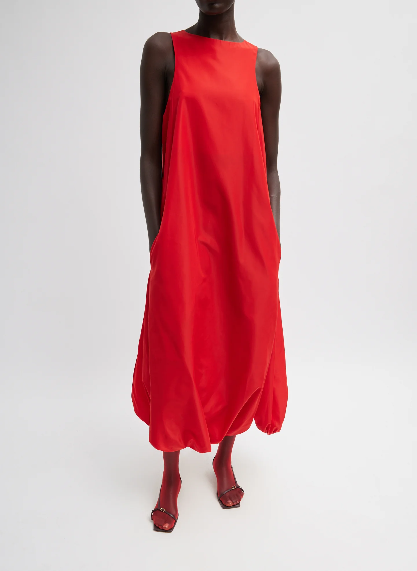 Italian Sporty Nylon Jalouise Dress