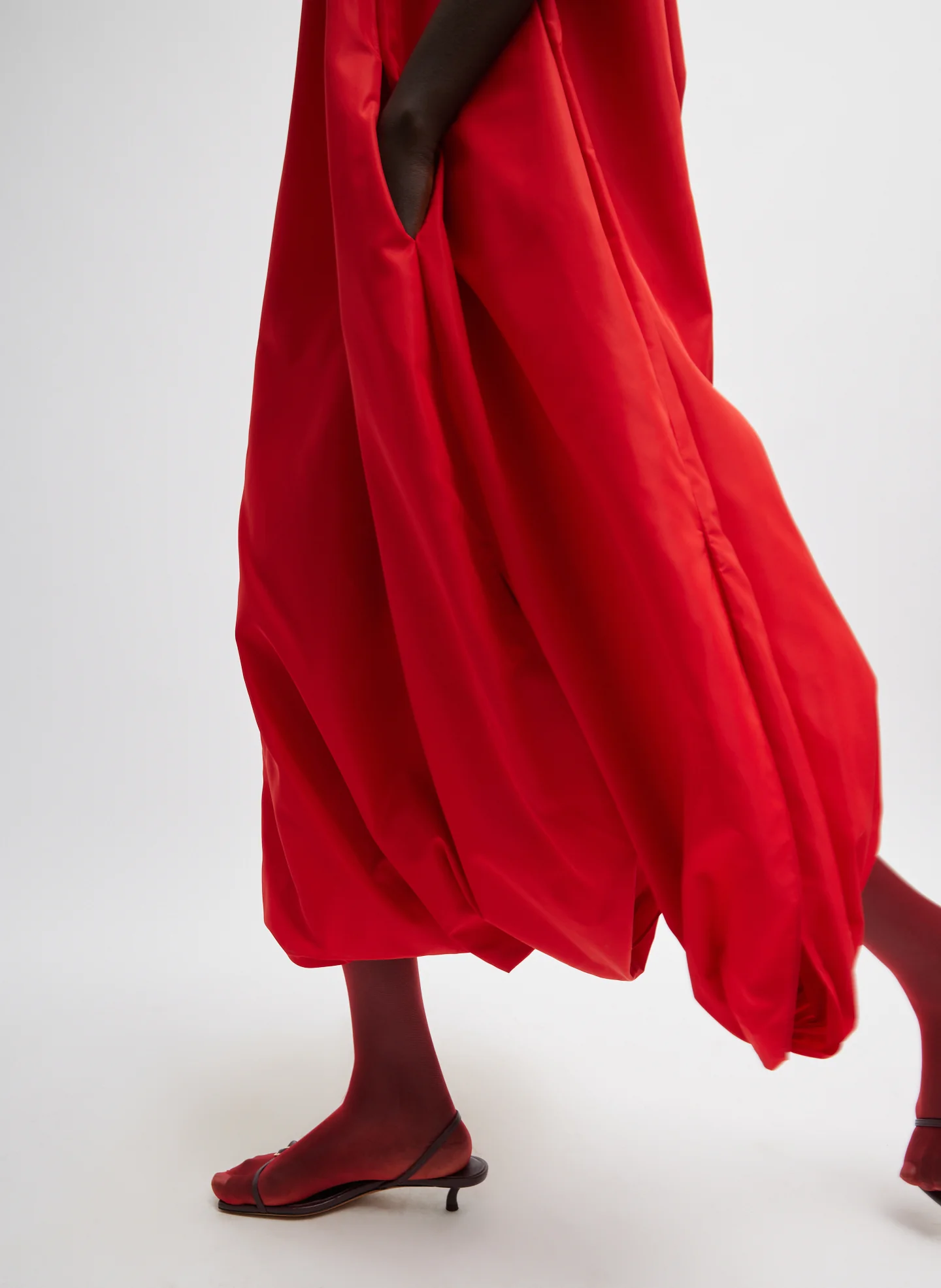 Italian Sporty Nylon Jalouise Dress - Image 4