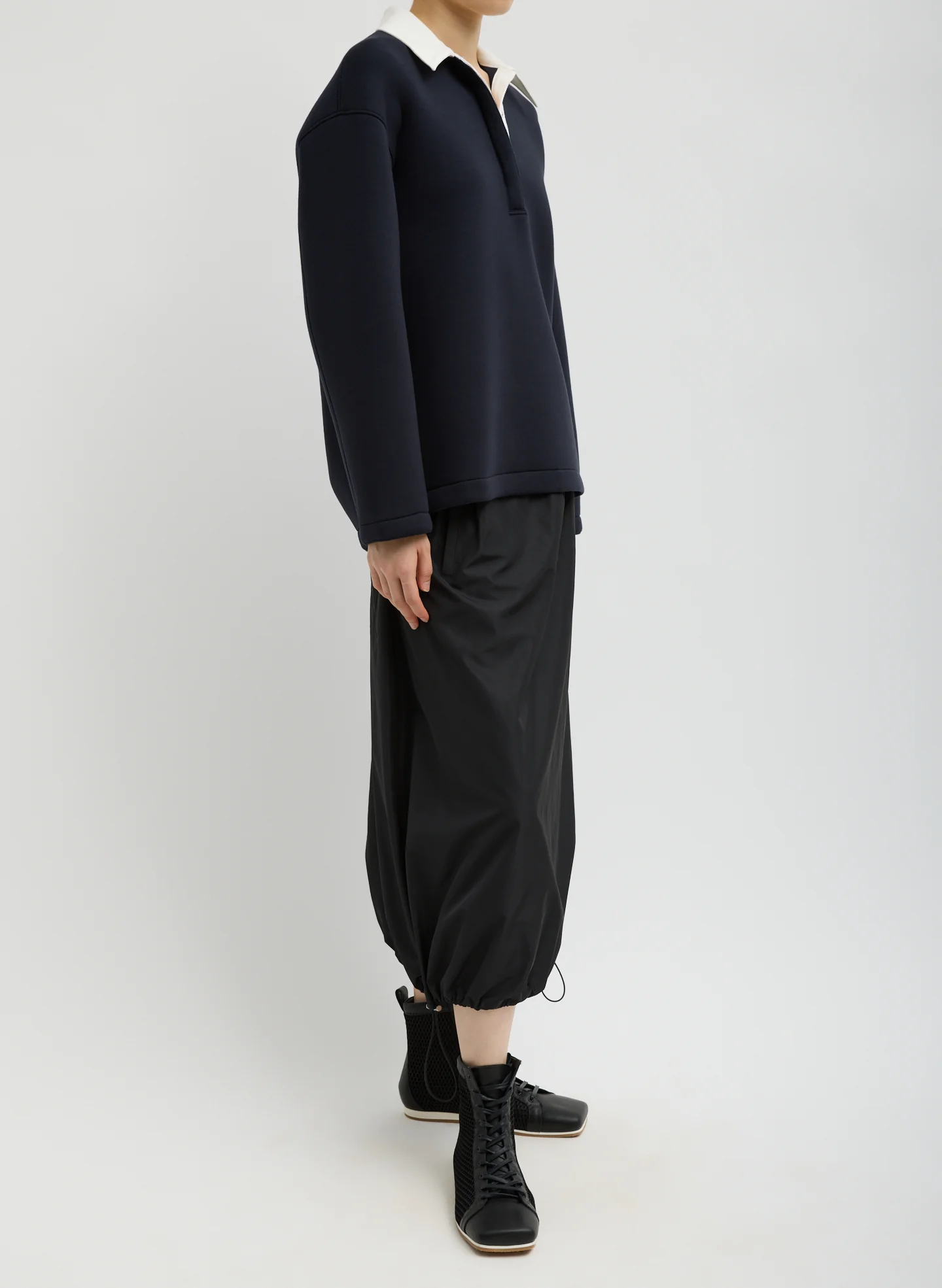 Italian Sporty Nylon Midi Anorak Skirt - Image 2