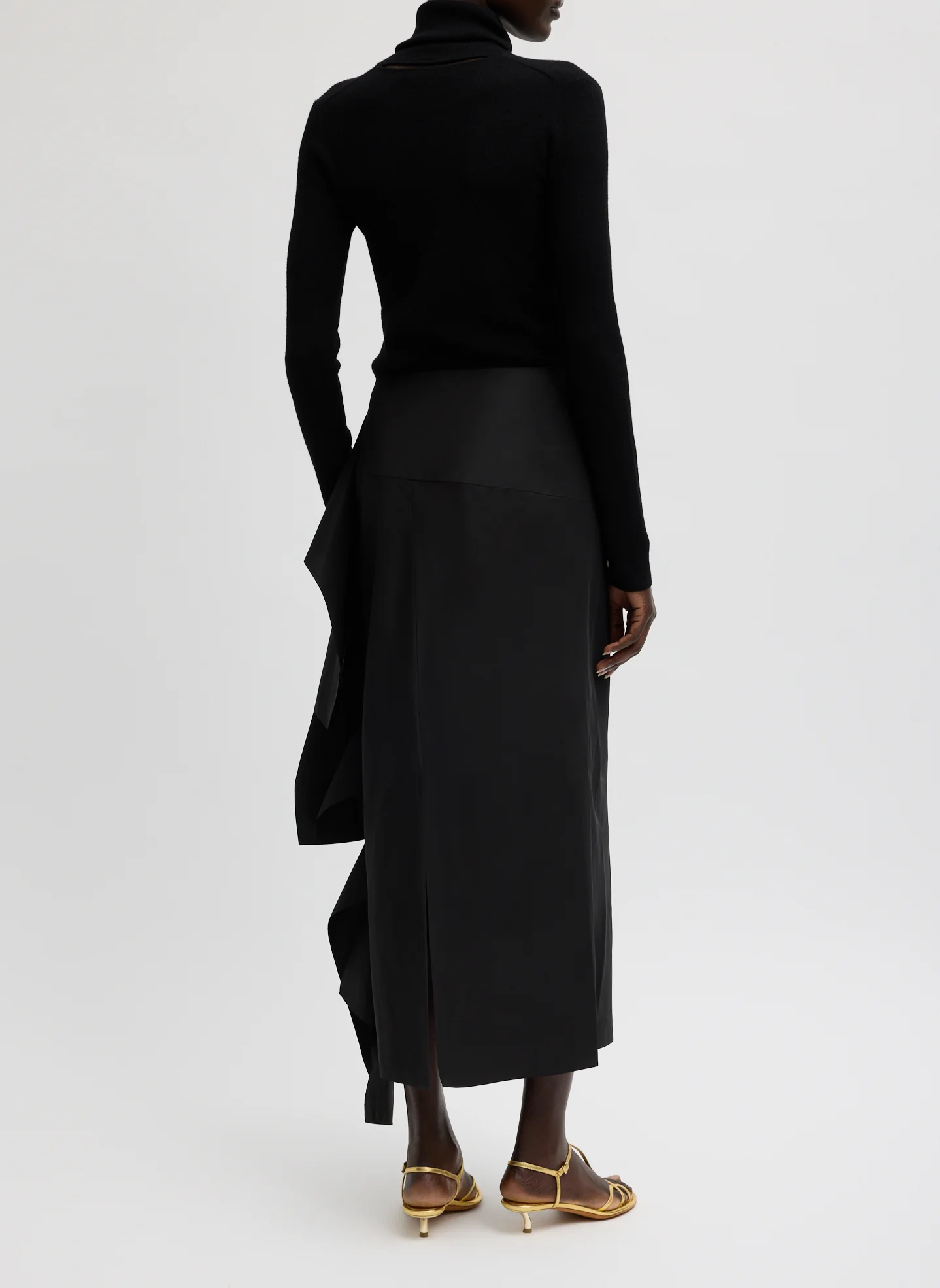 Italian Sporty Nylon Ribbon Skirt - Image 2