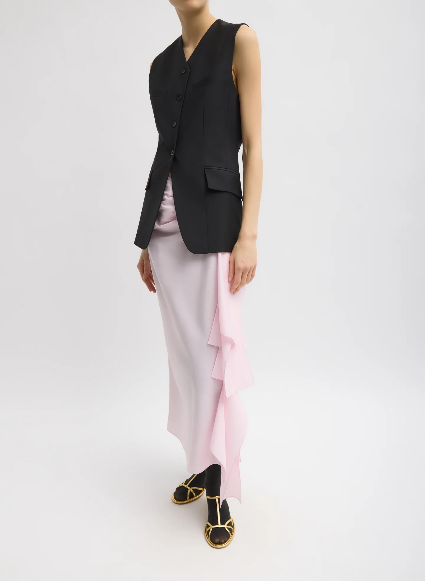 Italian Sporty Nylon Ribbon Skirt - Image 7