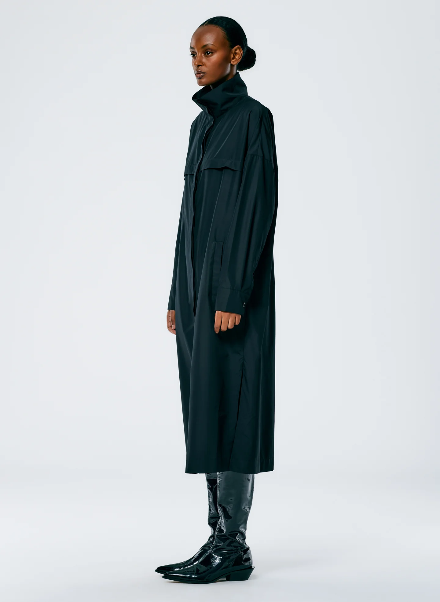 Italian Sporty Nylon Shirtdress - Image 3