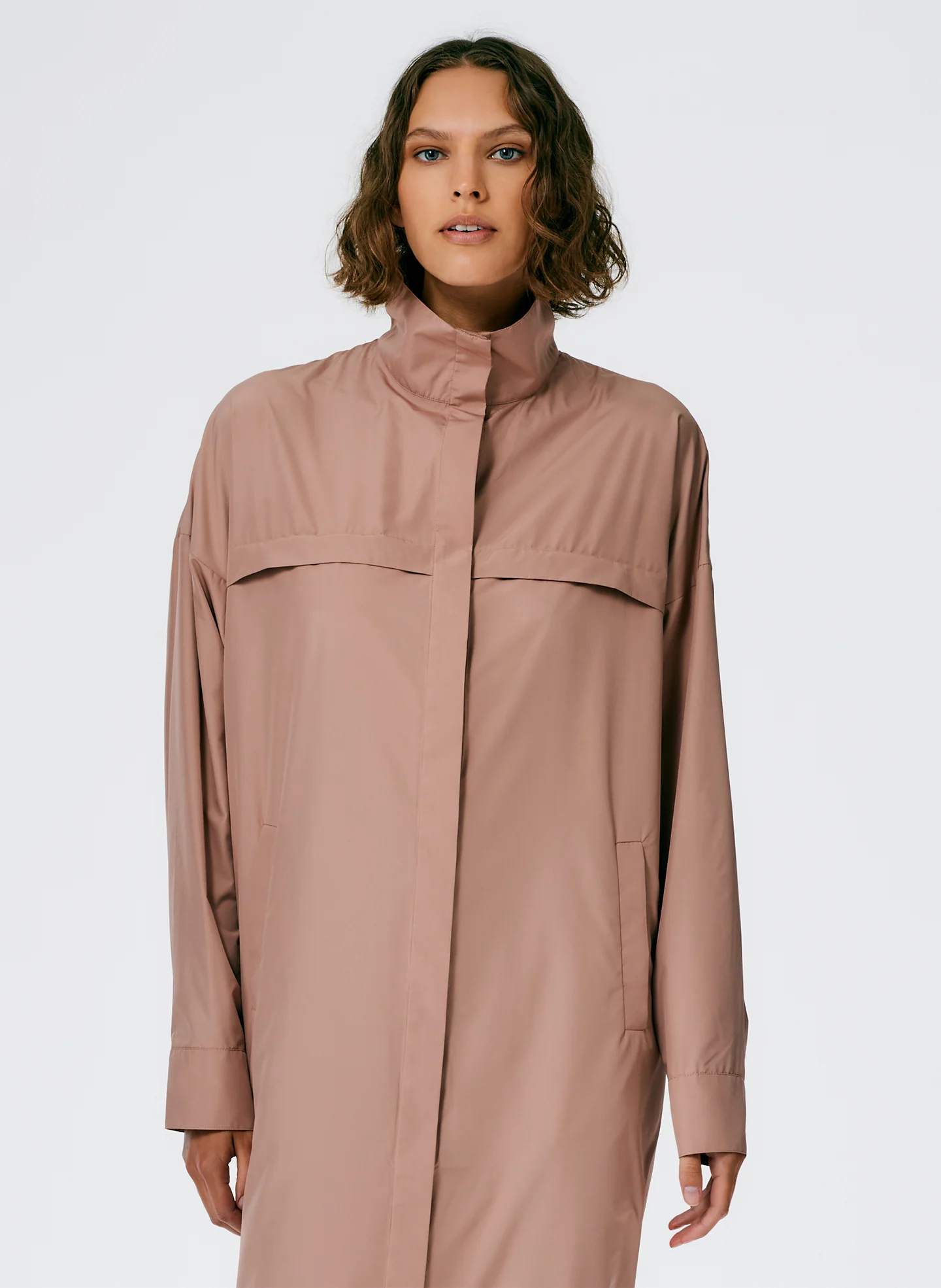 Italian Sporty Nylon Shirtdress - Image 6