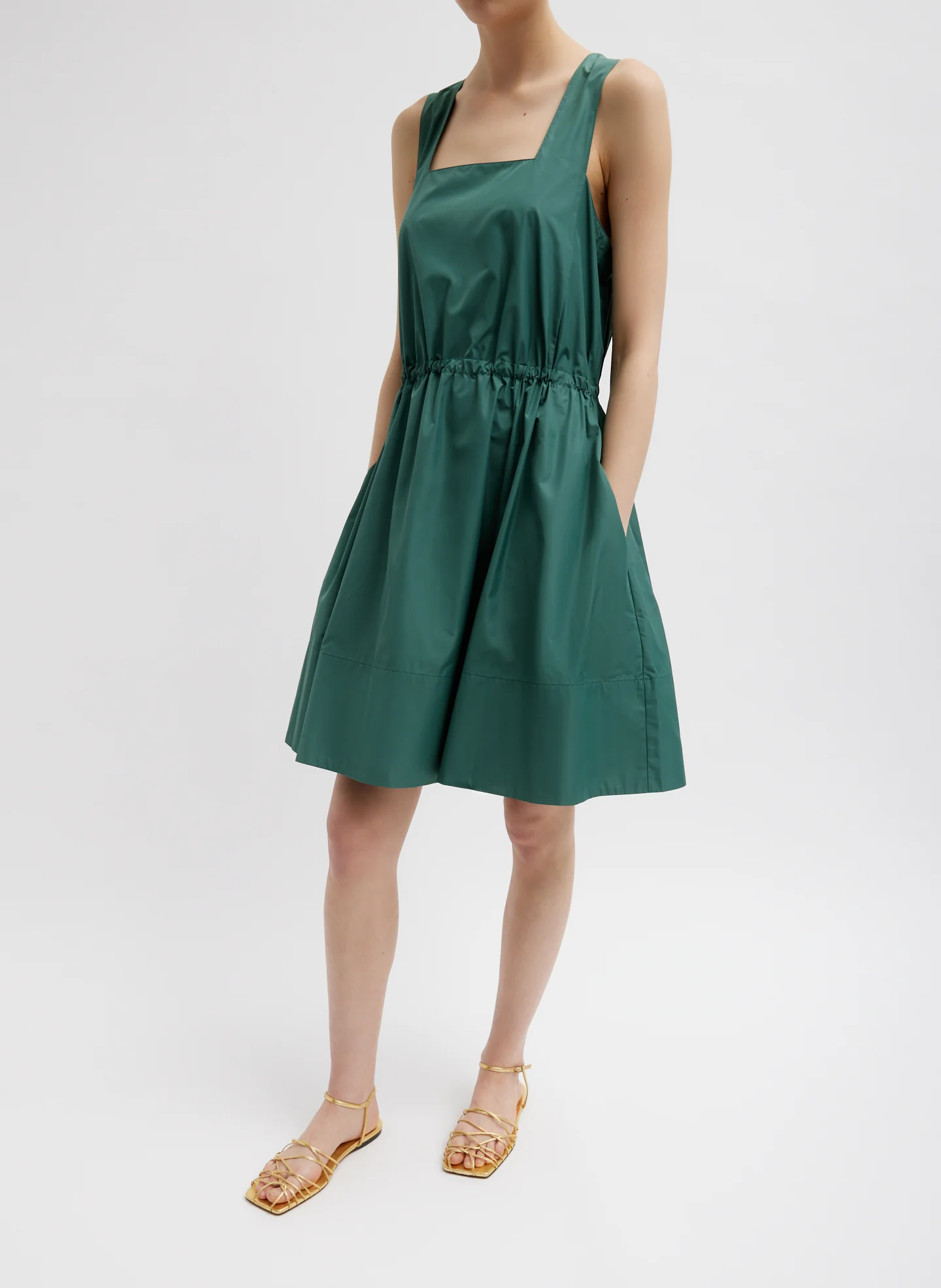 Italian Sporty Nylon Short Tank Dress - Image 5