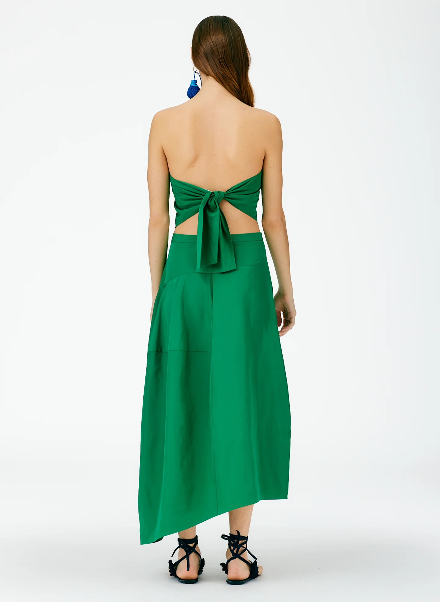 Italian Sporty Nylon Strapless Bandeau - Image 4