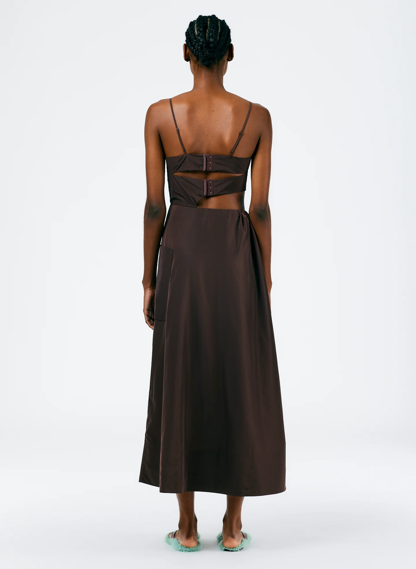 Italian Sporty Nylon Strappy Cut Out Dress - Image 7