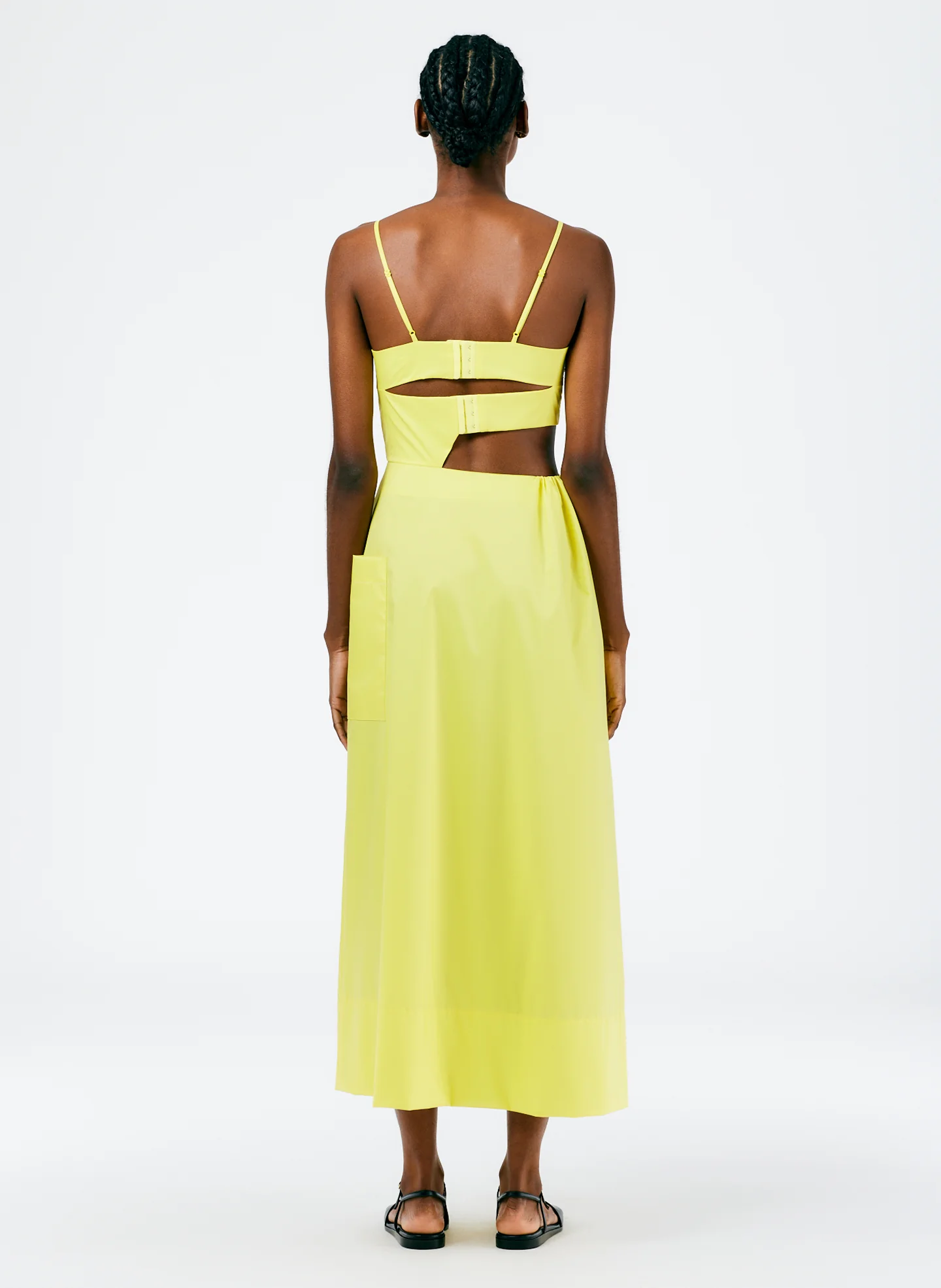 Italian Sporty Nylon Strappy Cut Out Dress - Image 6